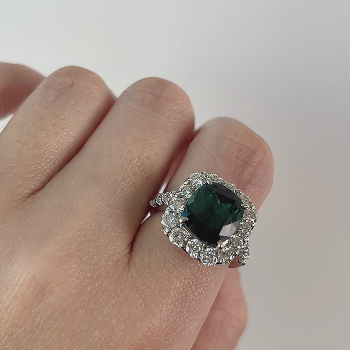 87［一点物］リング トルマリン 4.9ct SQ PT