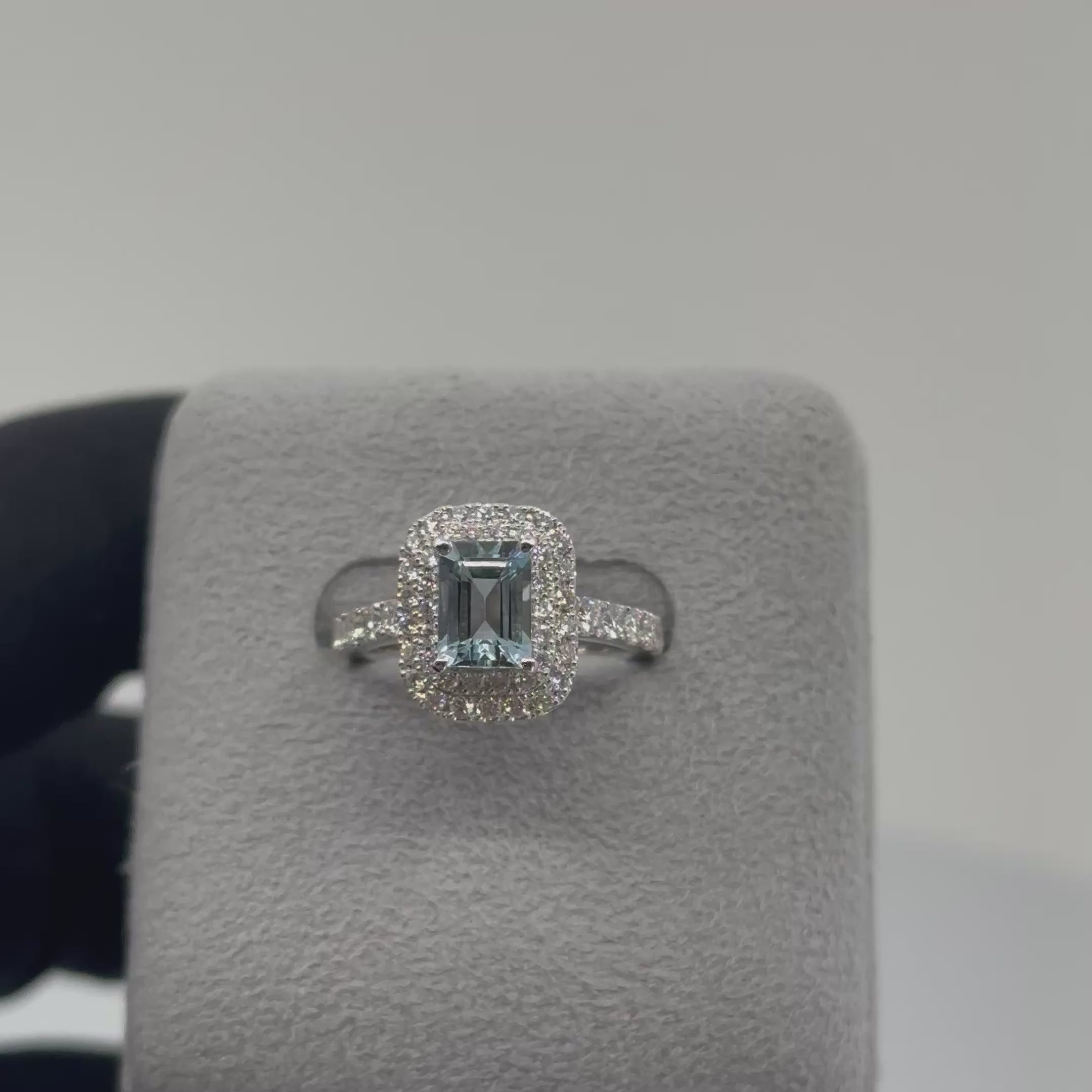 [ヴォワール] リング　ロンドンブルートパーズ/アクアマリン/クンツァイト