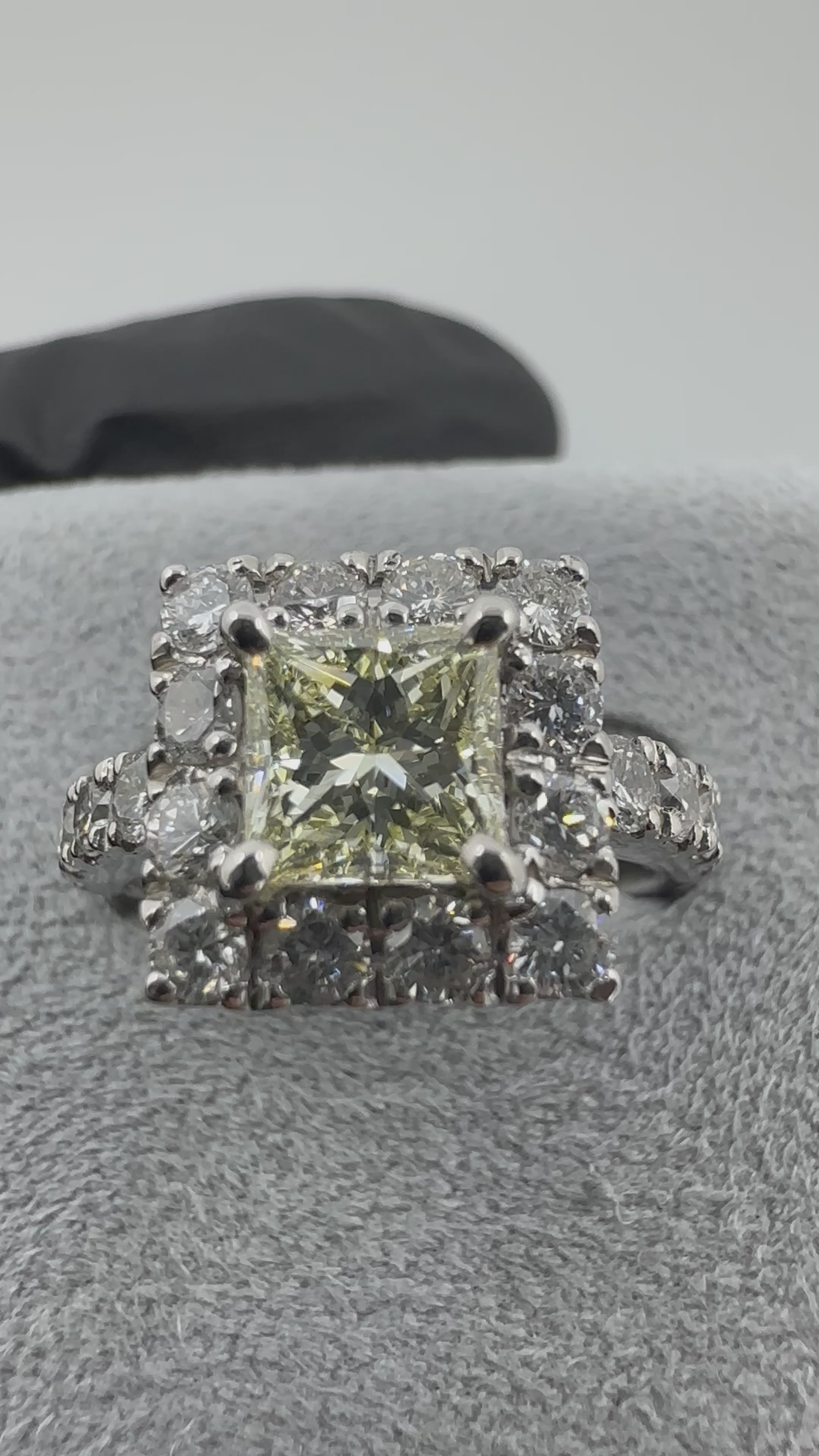 18［一点物］リング ダイヤ 1ct SQ PT