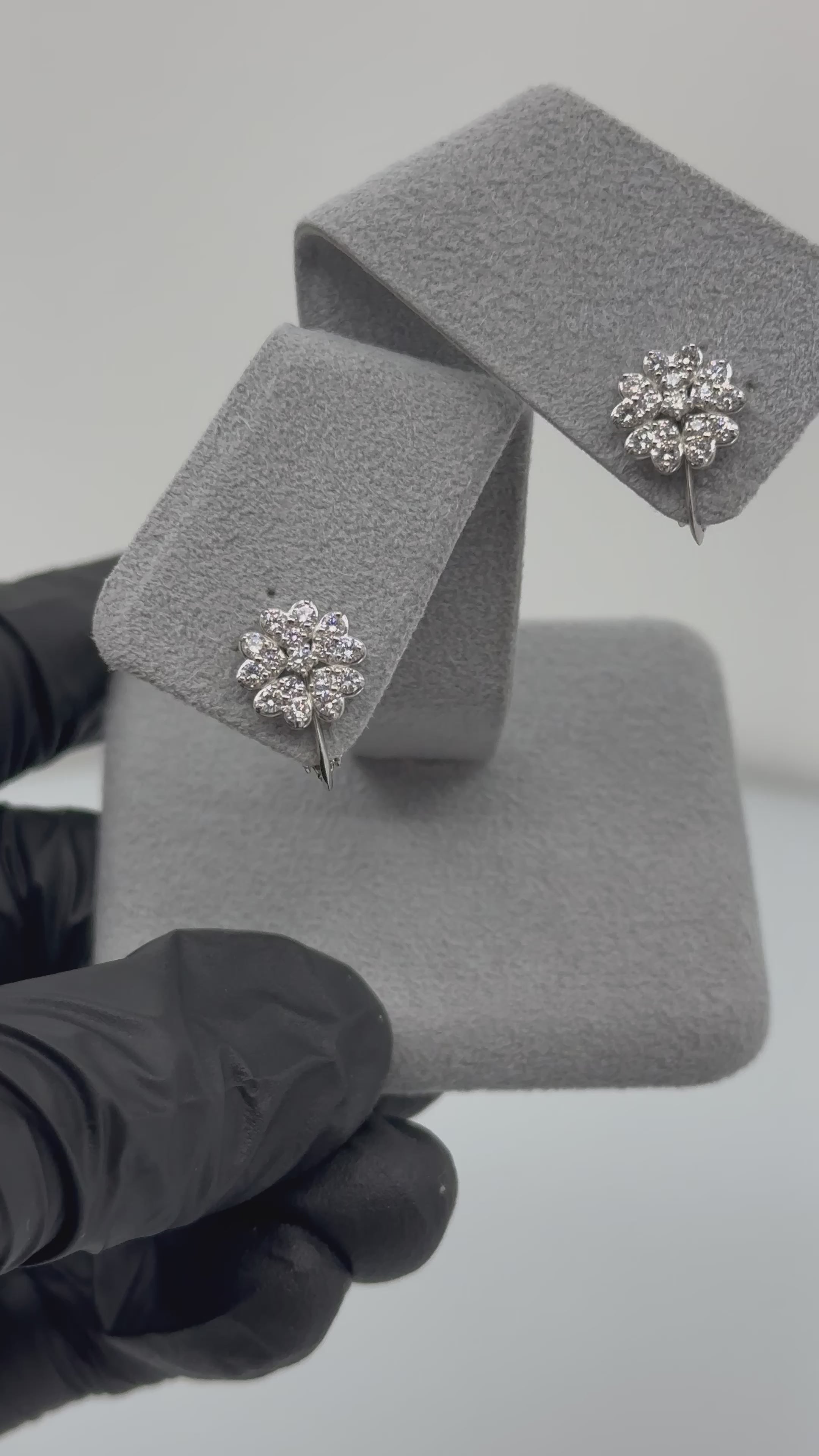 ［桜草の恋］ピアス ダイヤ