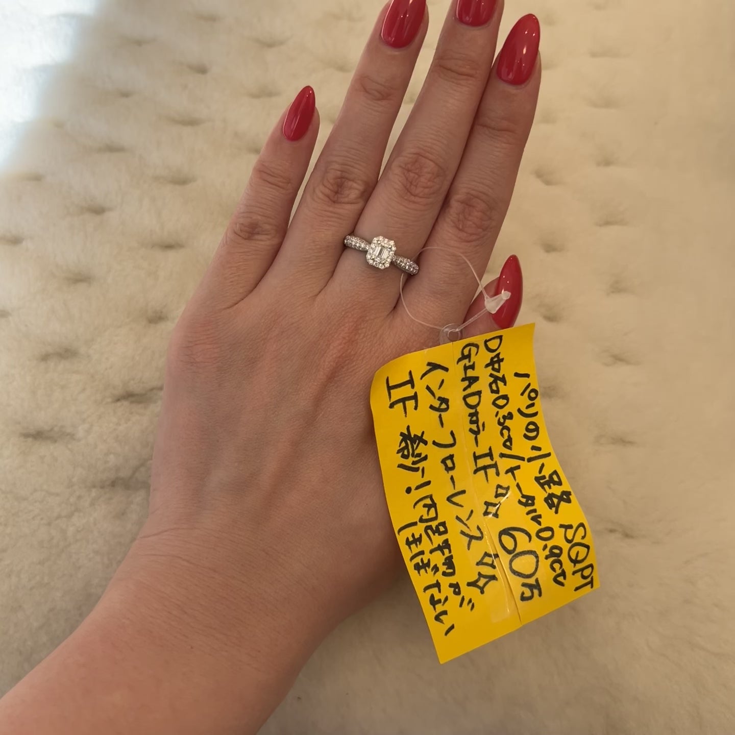 7-パリの小路 中石0.3ct SQ PT リング〜GIA インターナリーフローレス｜AYAKO SAKURAI（櫻井 彩子（サクライ アヤコ））公式通販サイト