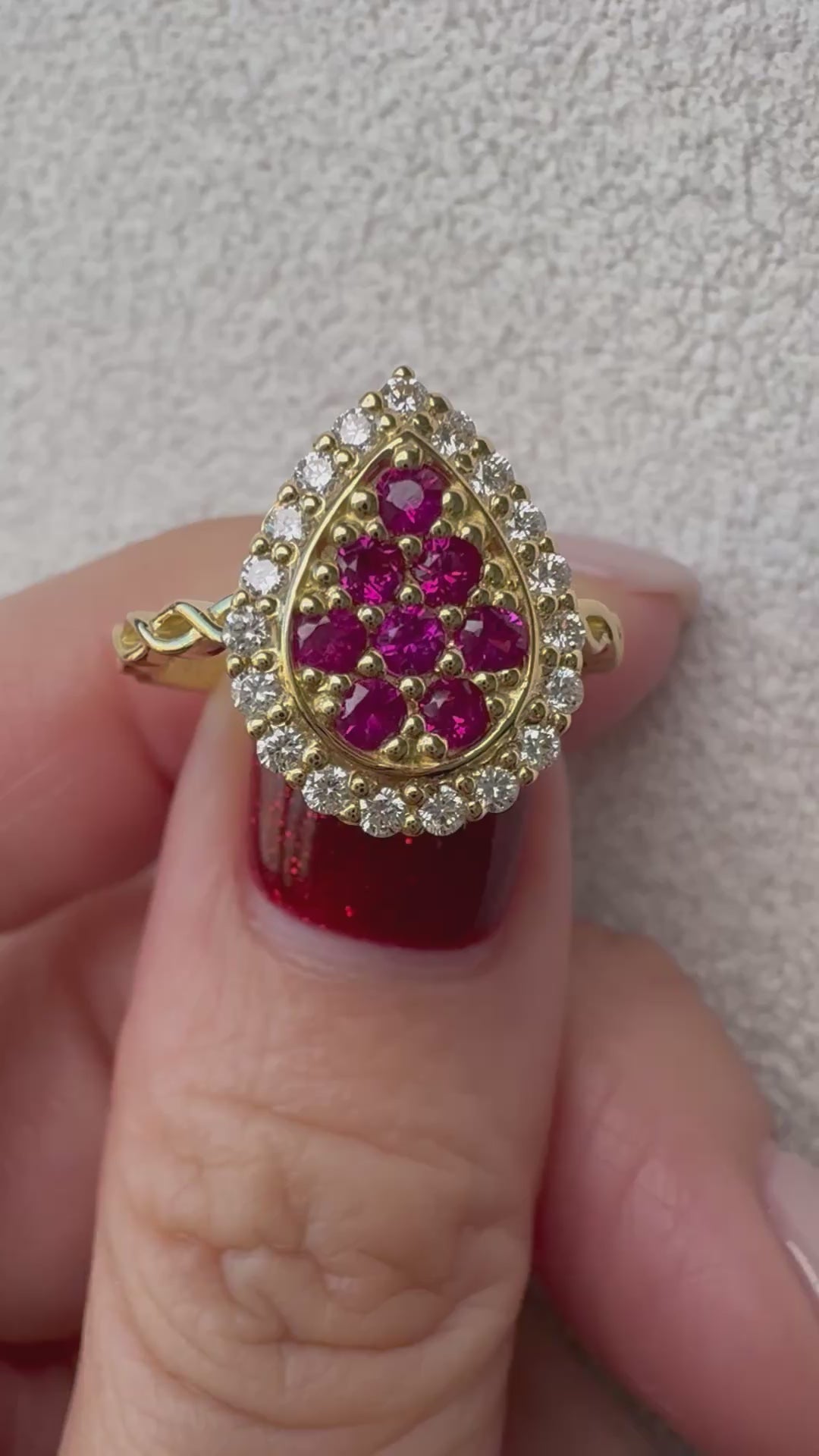 ［ミュール］リング ルビー 0.4ct前後 PS