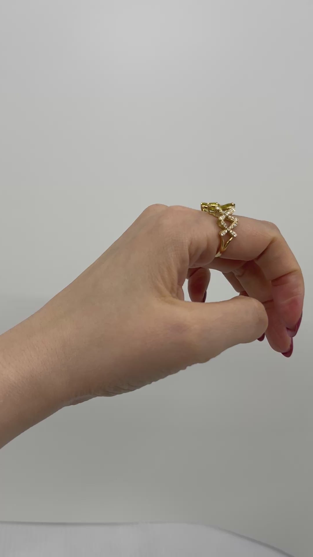 ［クロシェ］リング カナリートルマリン 2ct PS