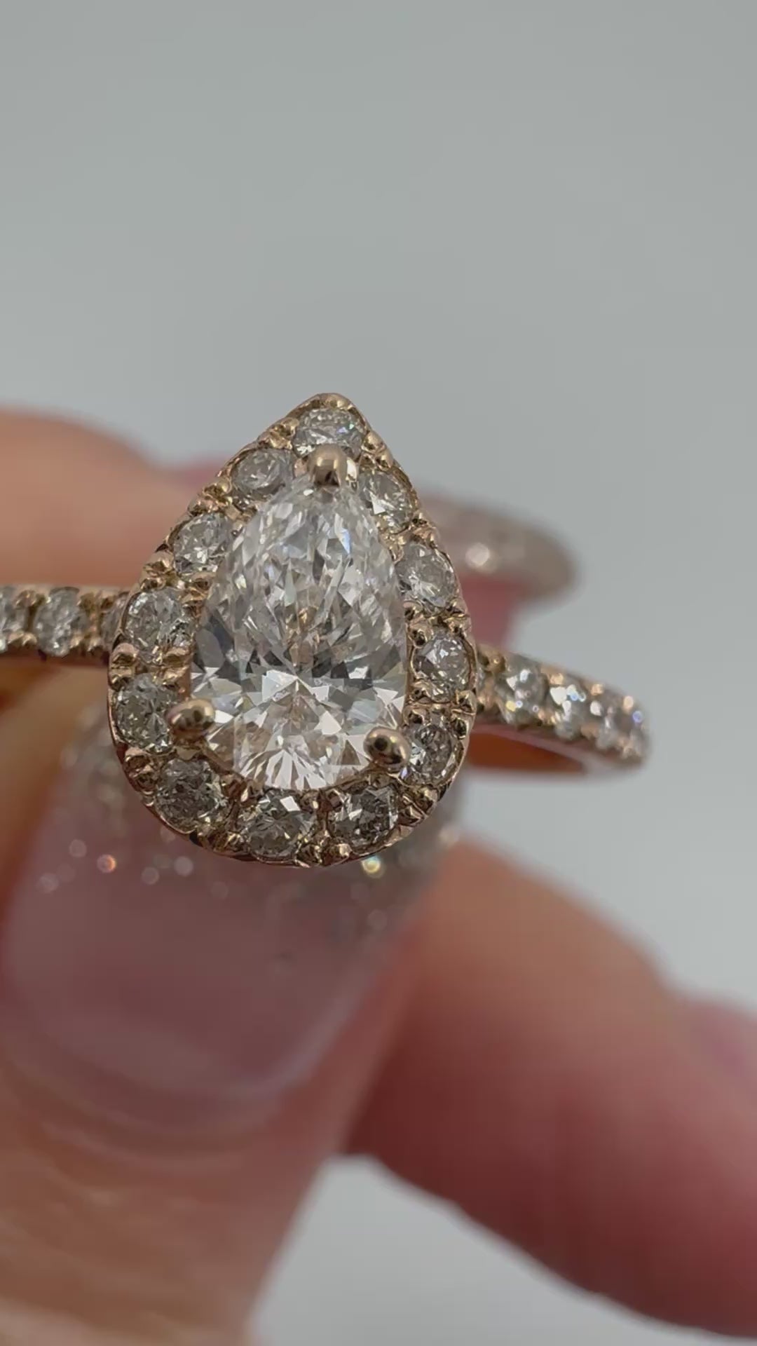 25［一点物/オルコス］リング ダイヤ 0.3ct PS PT K18YG K18PG