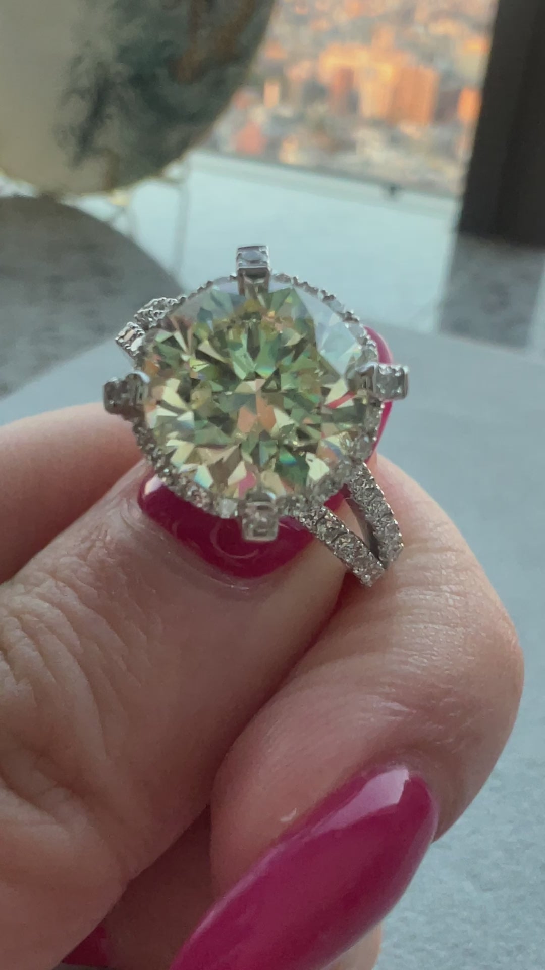 アストル リング 中石3ct前後〜StoT SI2 3EX(一点物)