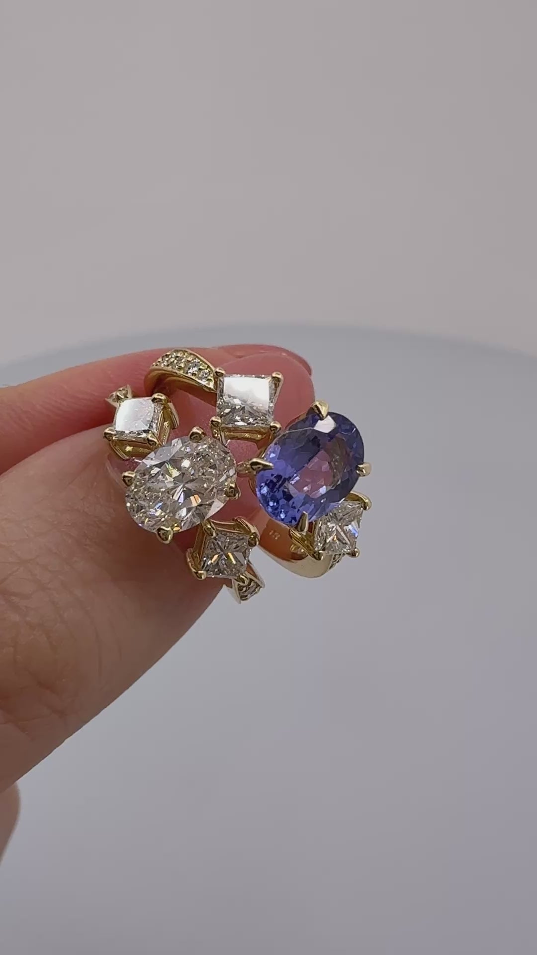 [新作/個数限定/フロレリゾン］リング タンザナイト