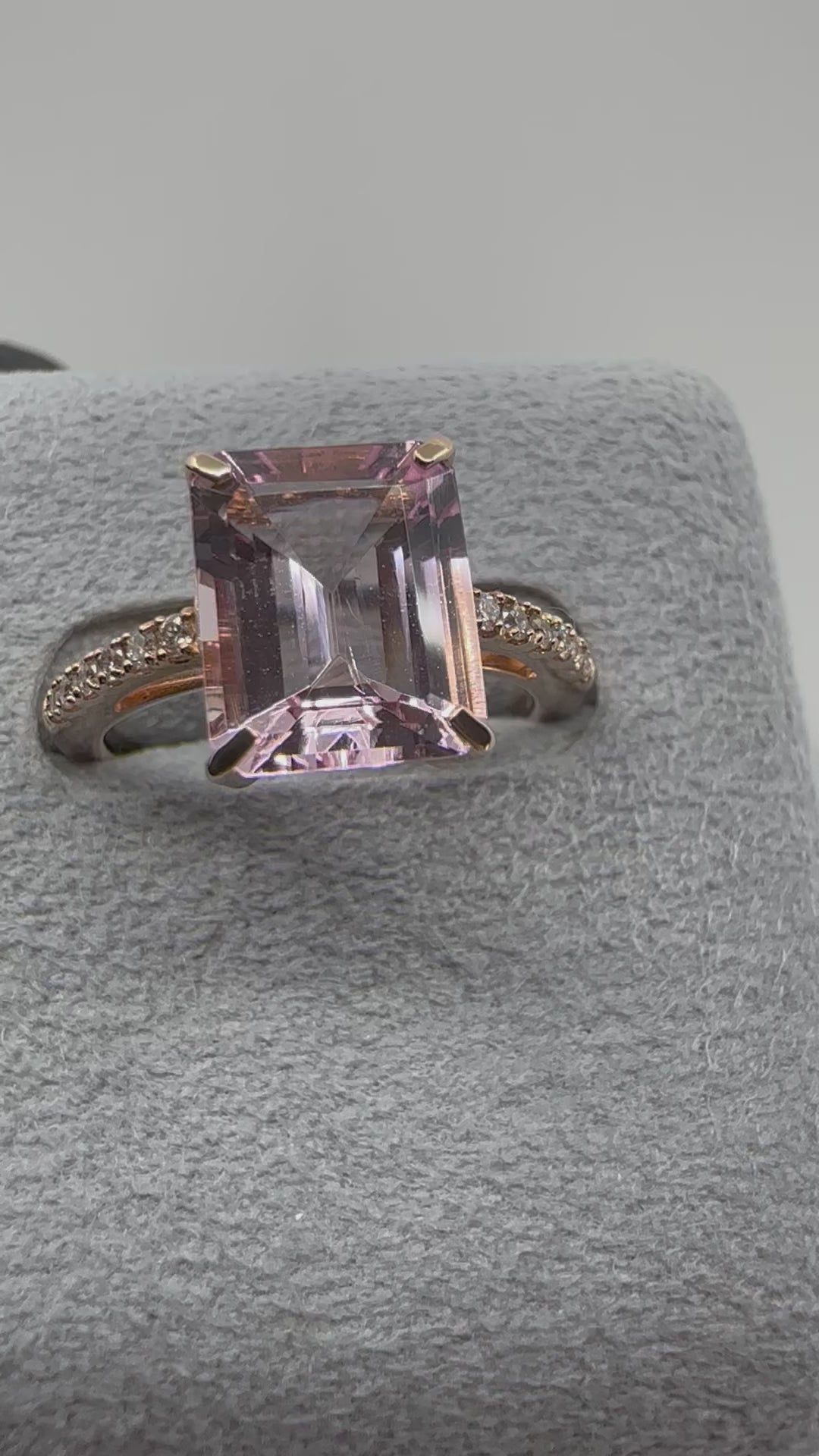 ［フロリナ］リング モルガナイト/アクア/ペリドット 2ct前後 SQ