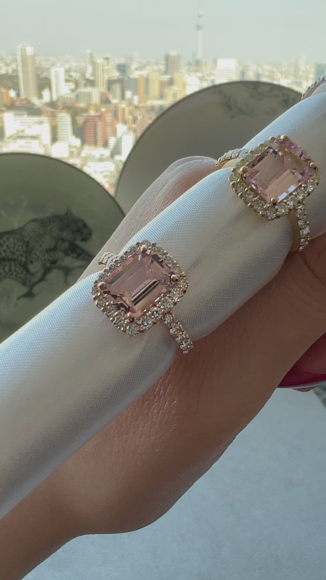 ［春色の夢］リング モルガナイト