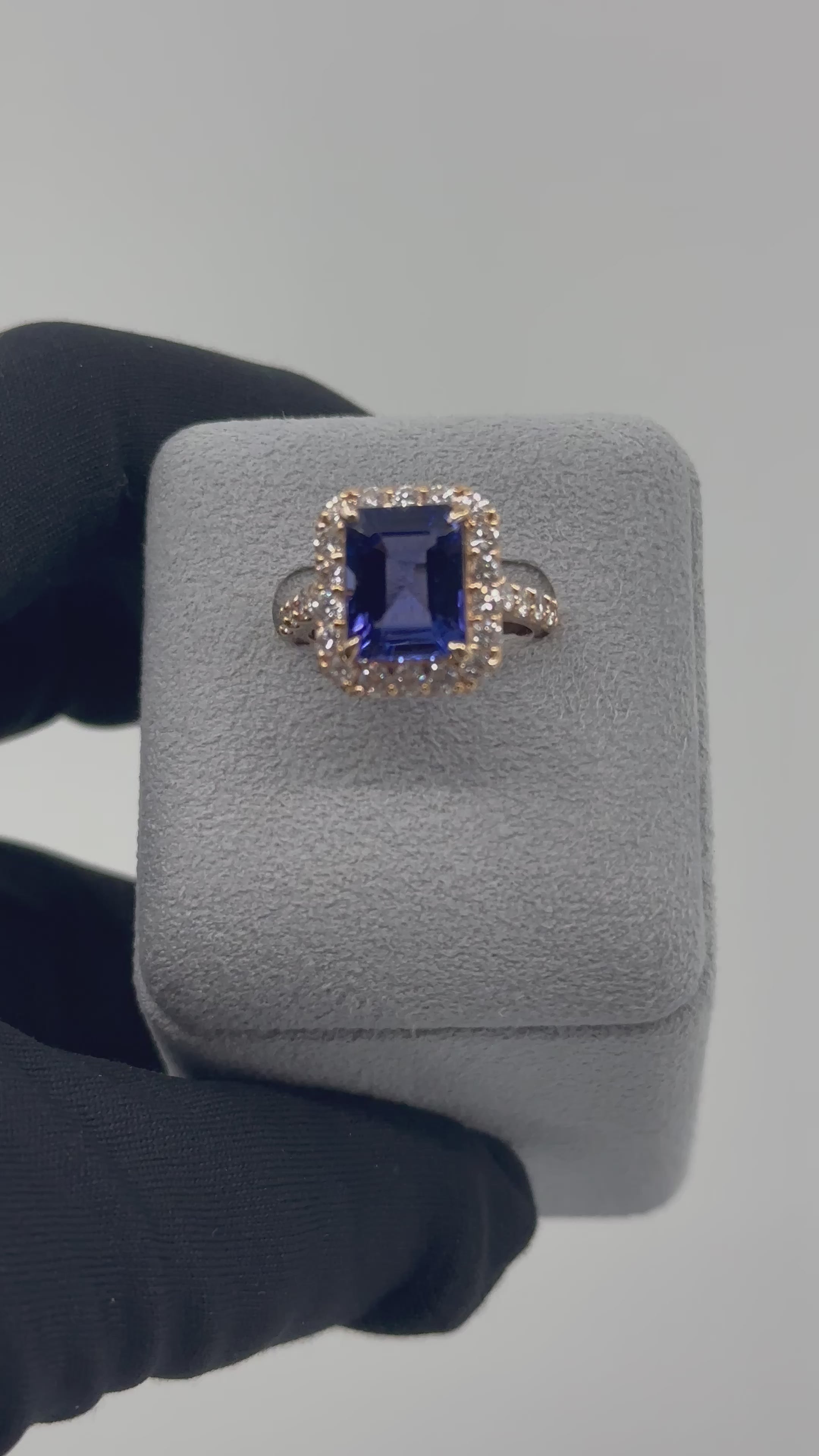 ［一点物］リング  タンザナイト  4.8ct  EM PG