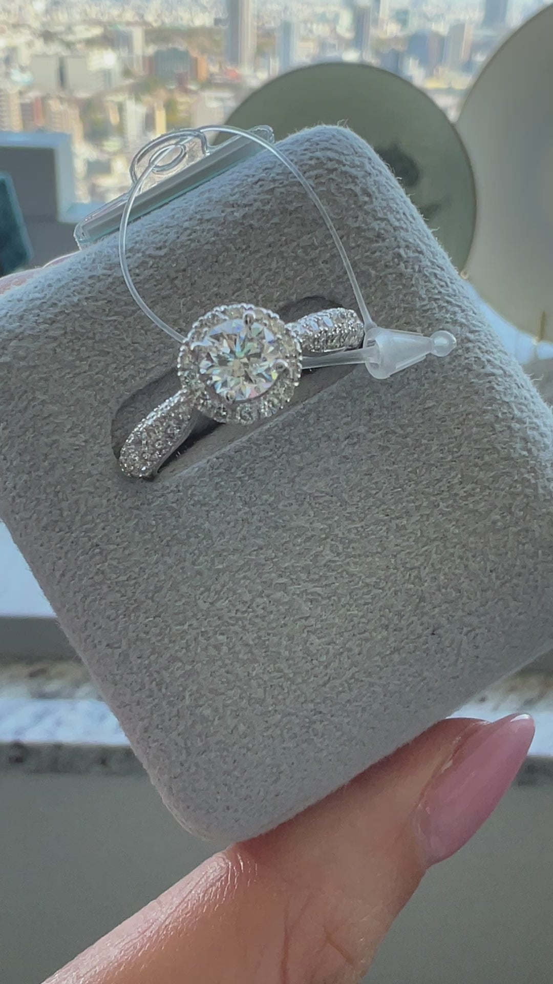 ［一点物/パリの小路］リング RO ダイヤ