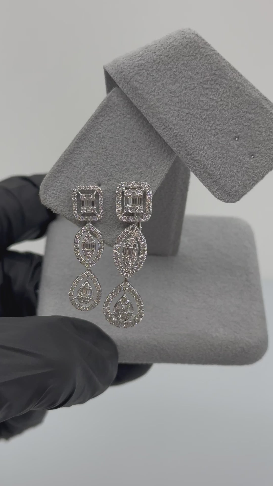 ［白夜のオルガン]ピアス ダイヤ