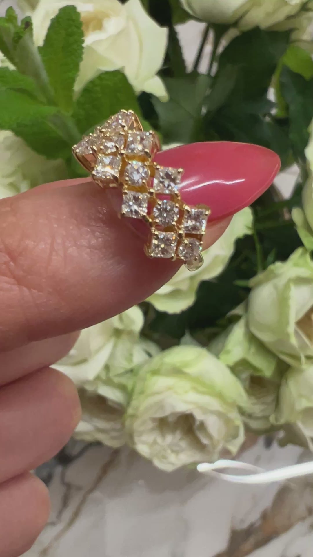 ［カクテル］リング ダイヤ 1.3ct SQ