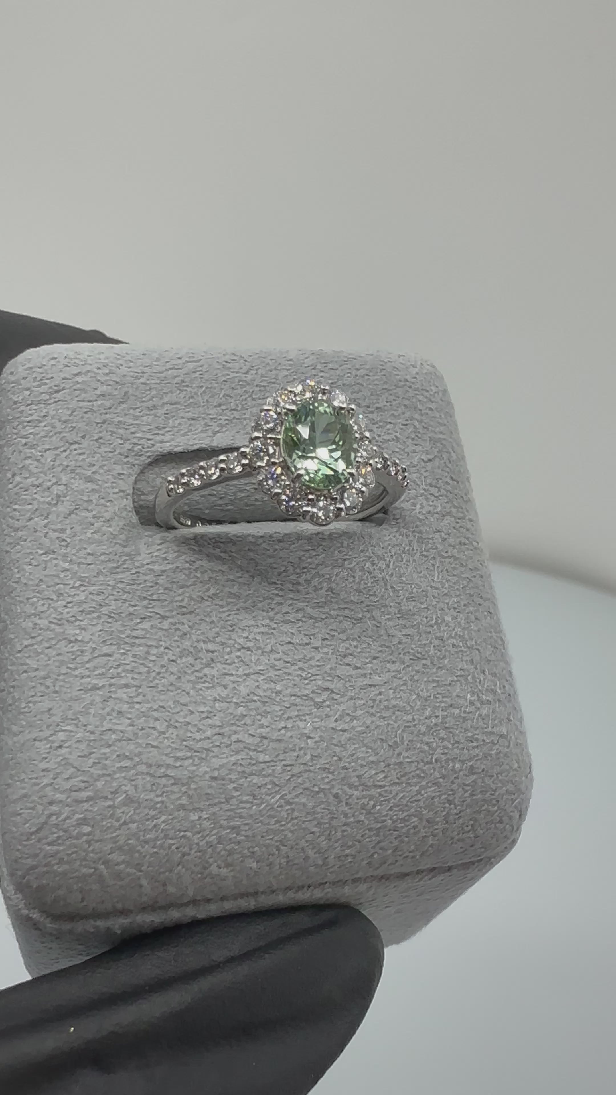 80［一点物/メローネ］リング コーネルピン 0.8ct OV PT