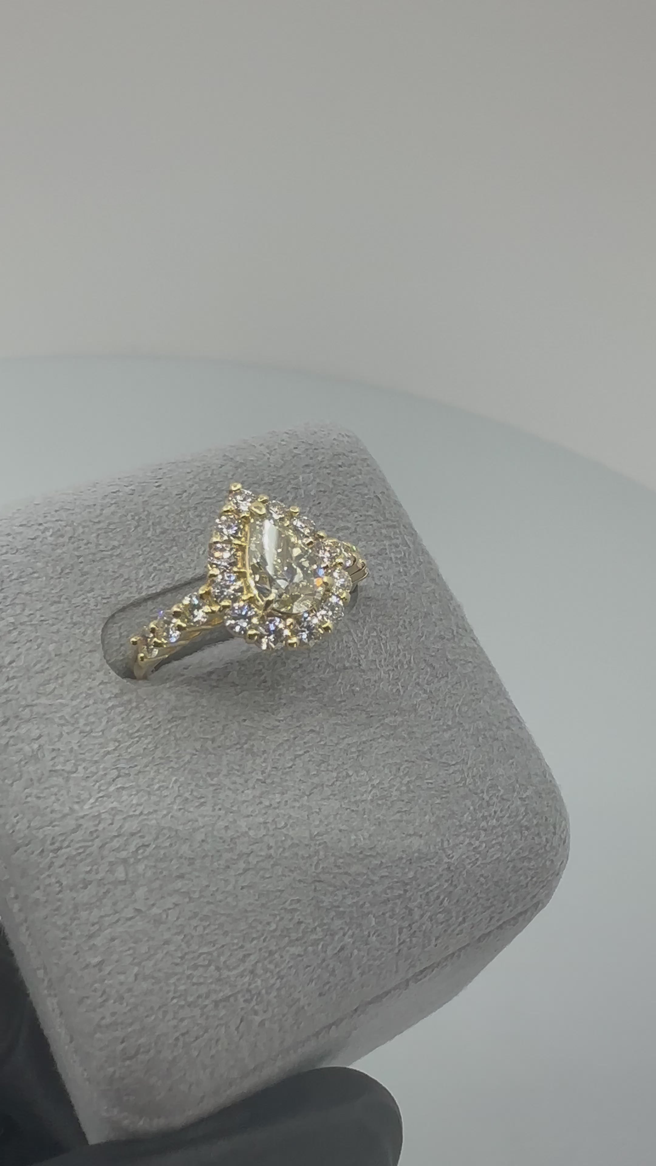 13［一点物］リング ダイヤ 0.6ct PS YG