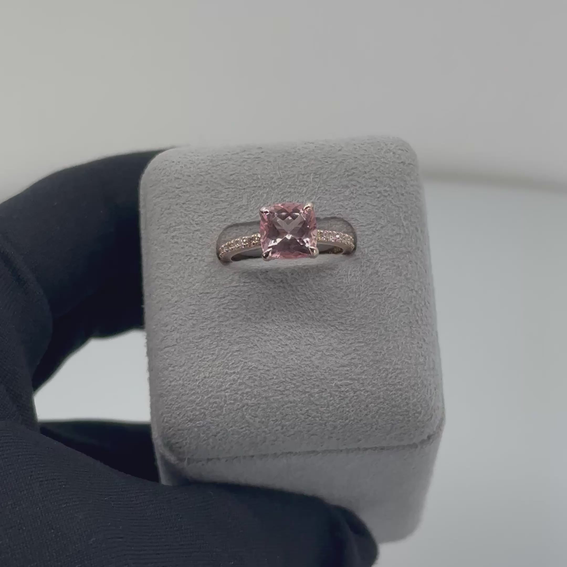 [新作/オンレール］リング ガーネット/モルガナイト/ペリドット