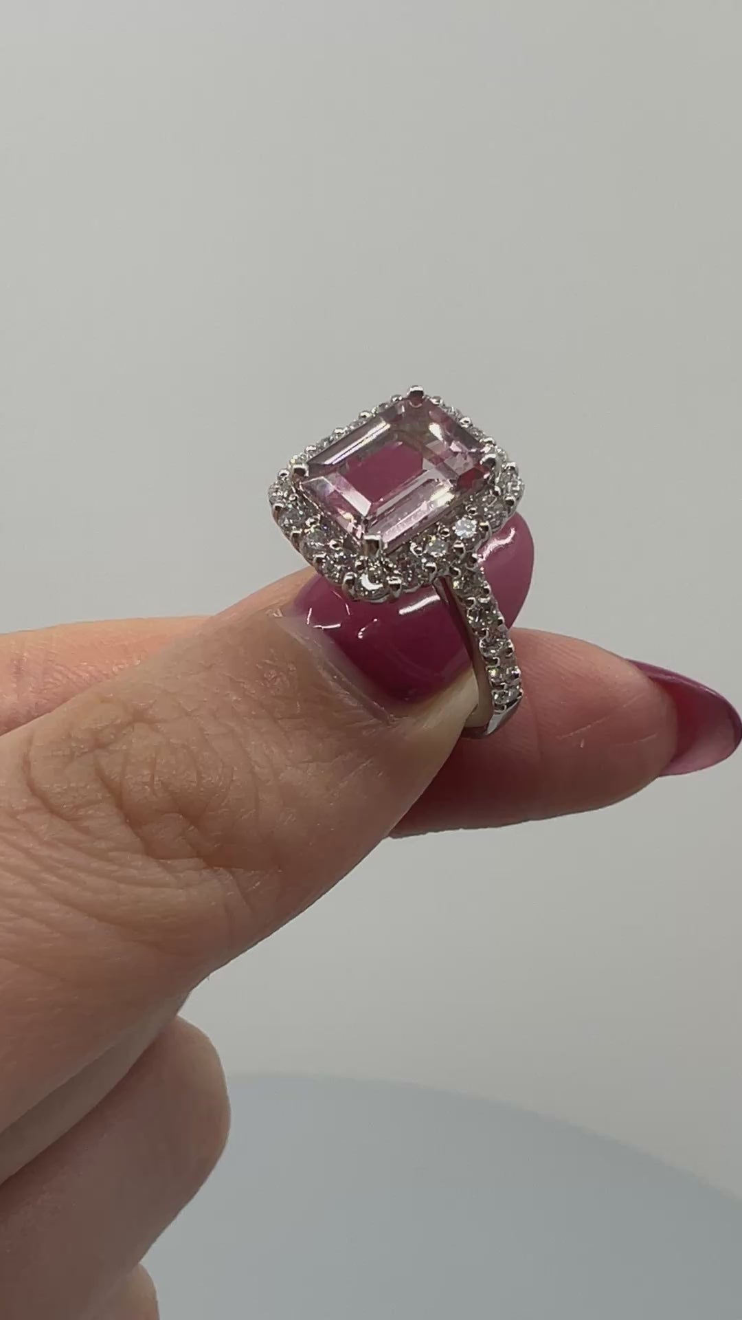 ［春色の夢］リング モルガナイト