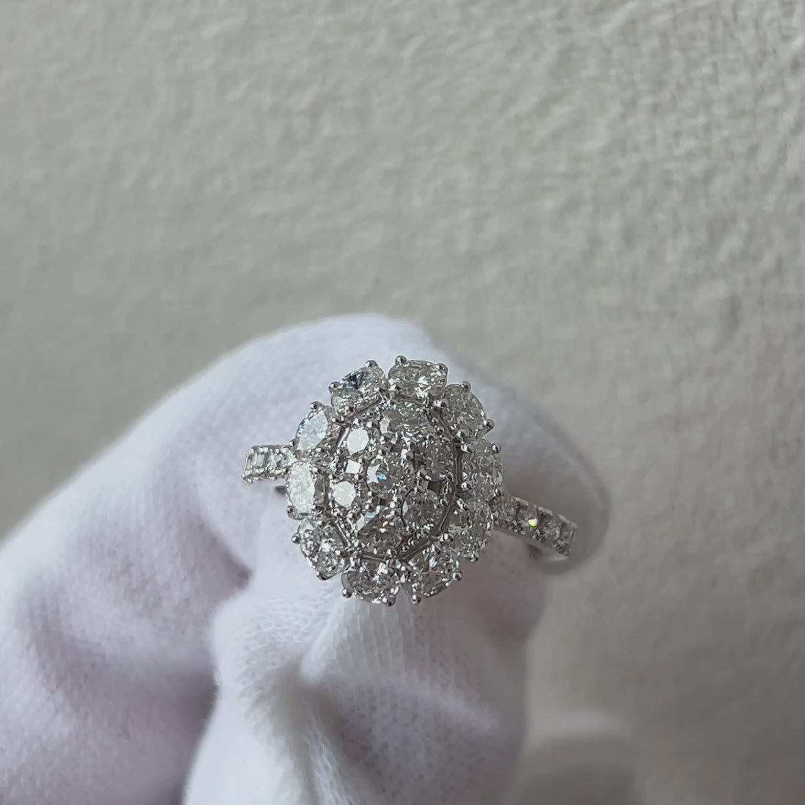 ［デコール］リング ダイヤ