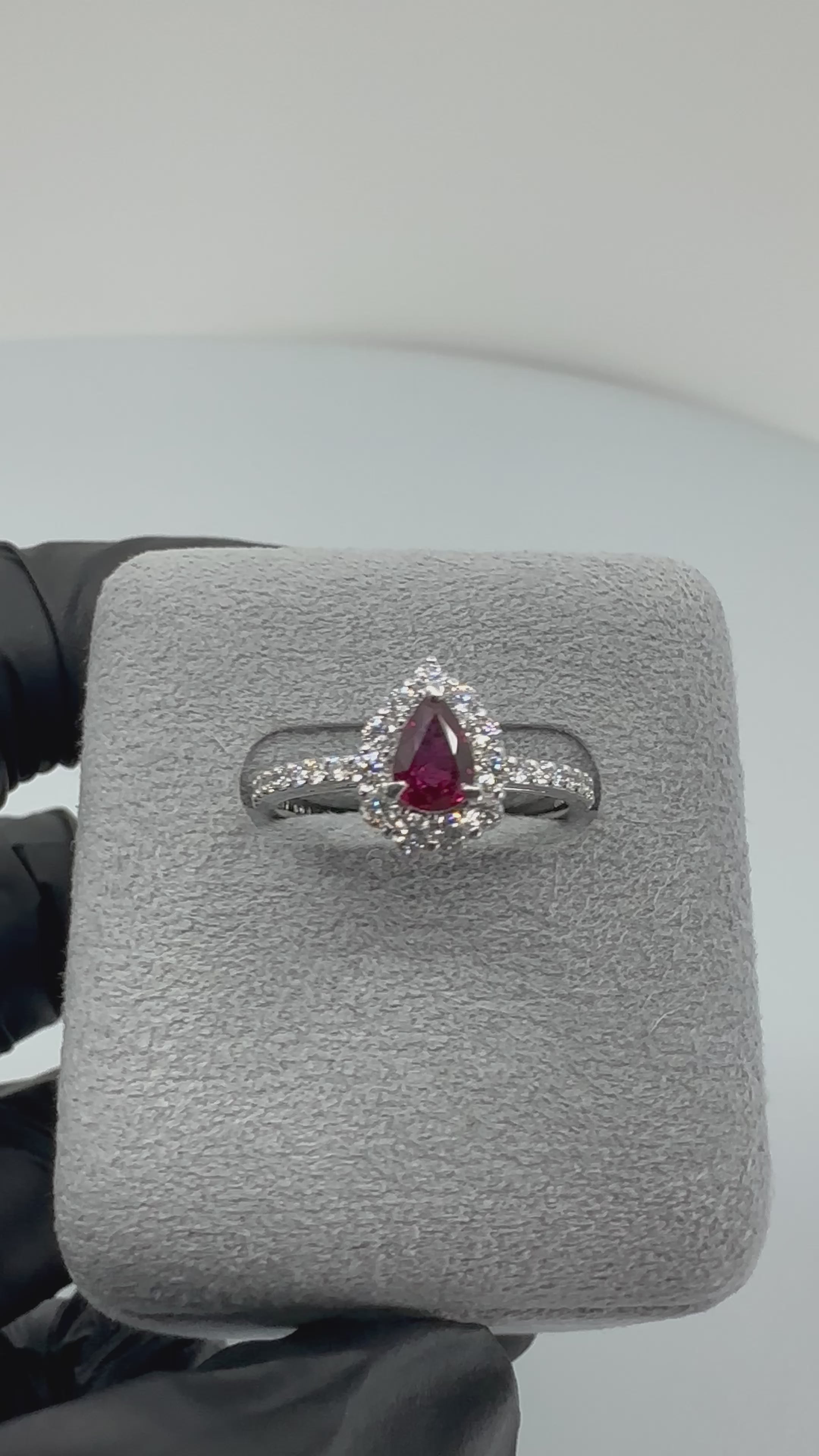 87［一点物］リング ノーヒートピジョンブラッド PS PT