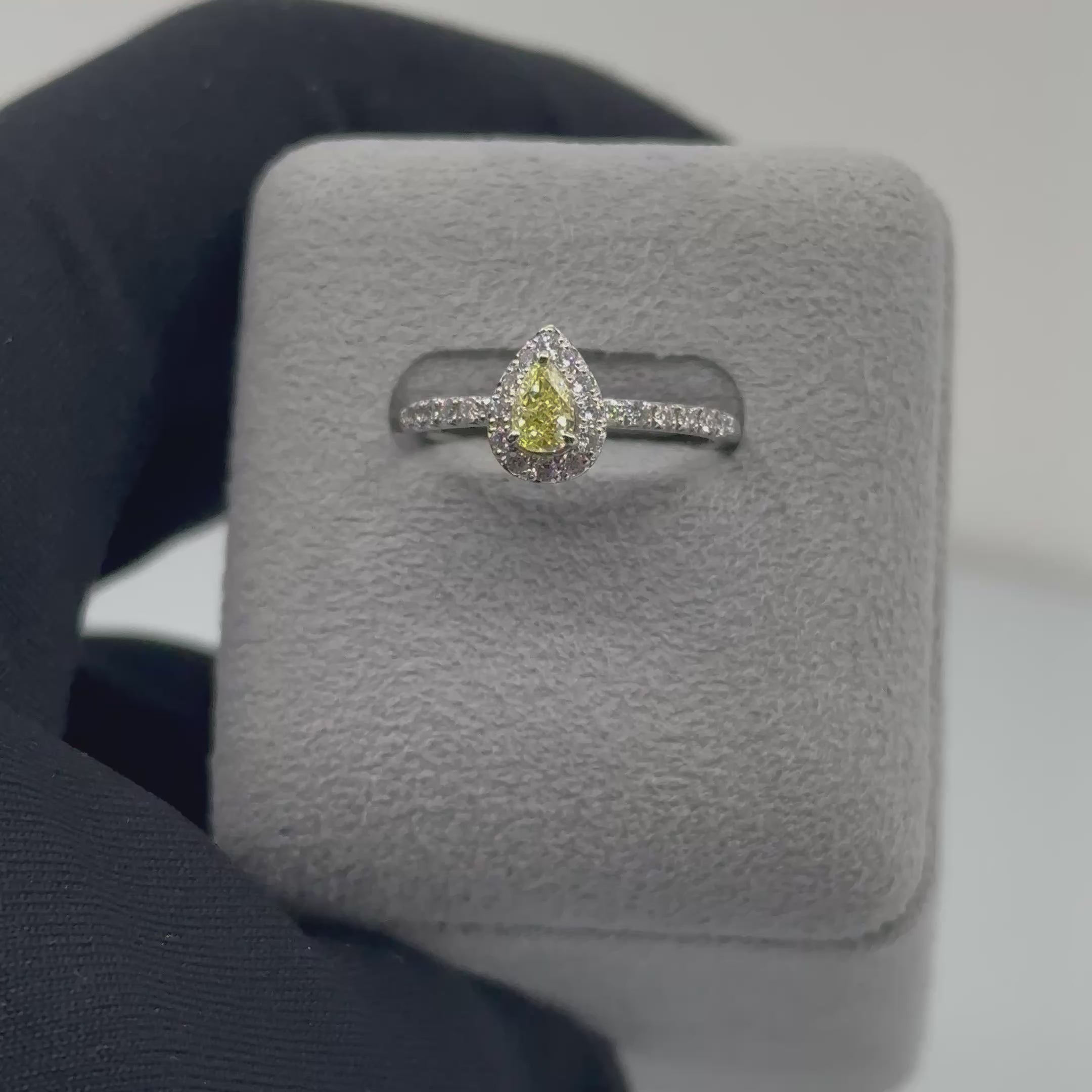 [一点物］リング イエローダイヤ　