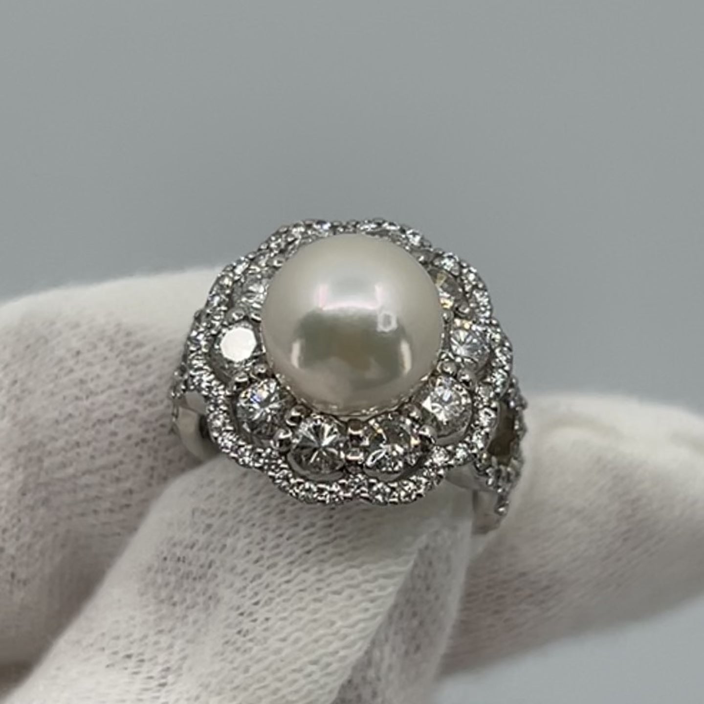 ［ダリア］リング あこや真珠9mm