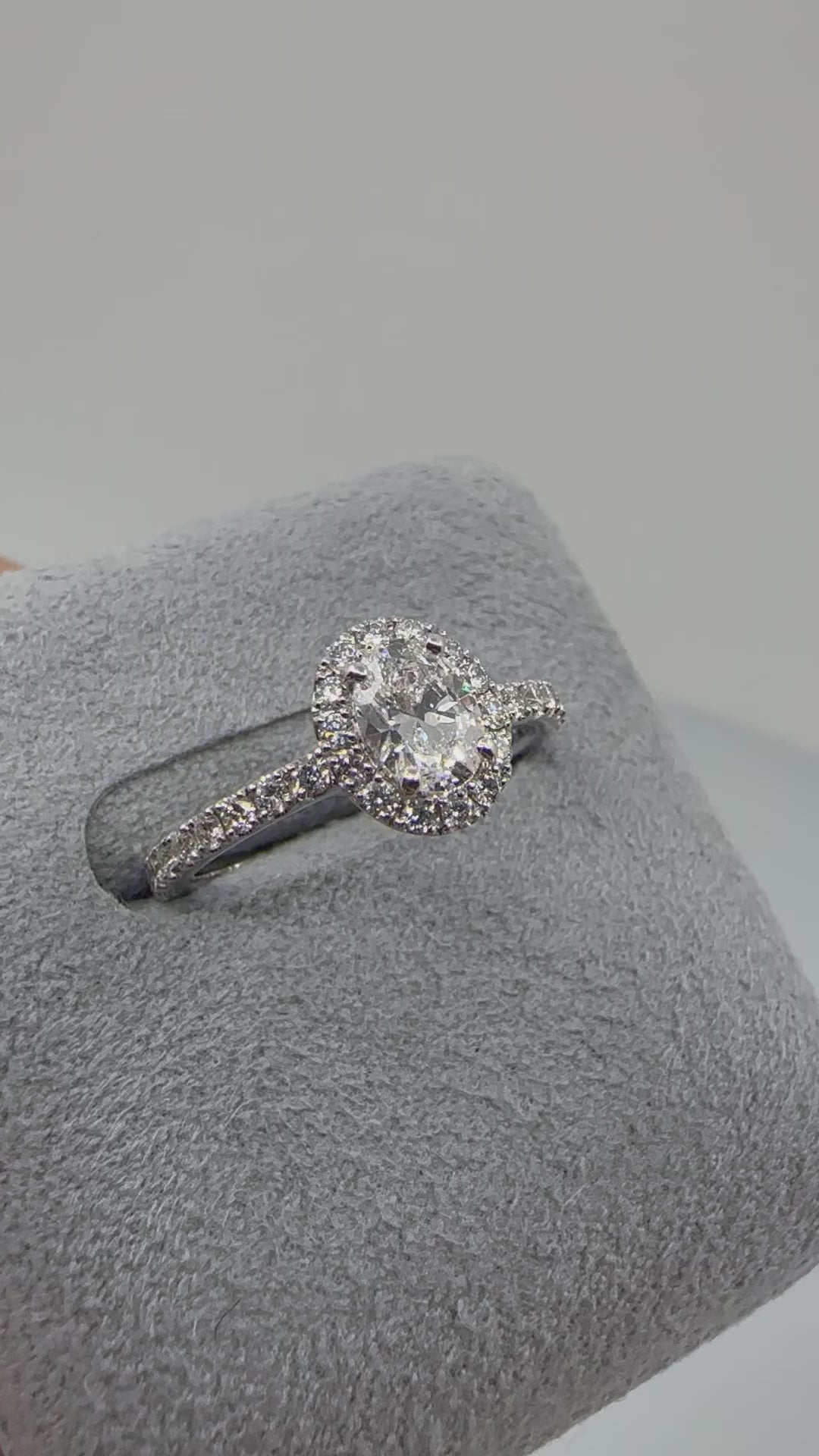 ［一点物/オルコス］リング ダイヤ 中石0.5ct OV PT 〜D VS1 GIA