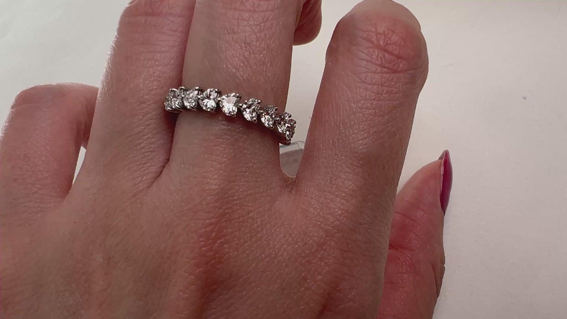 ［アメリハーフエタニティ］リング ダイヤ