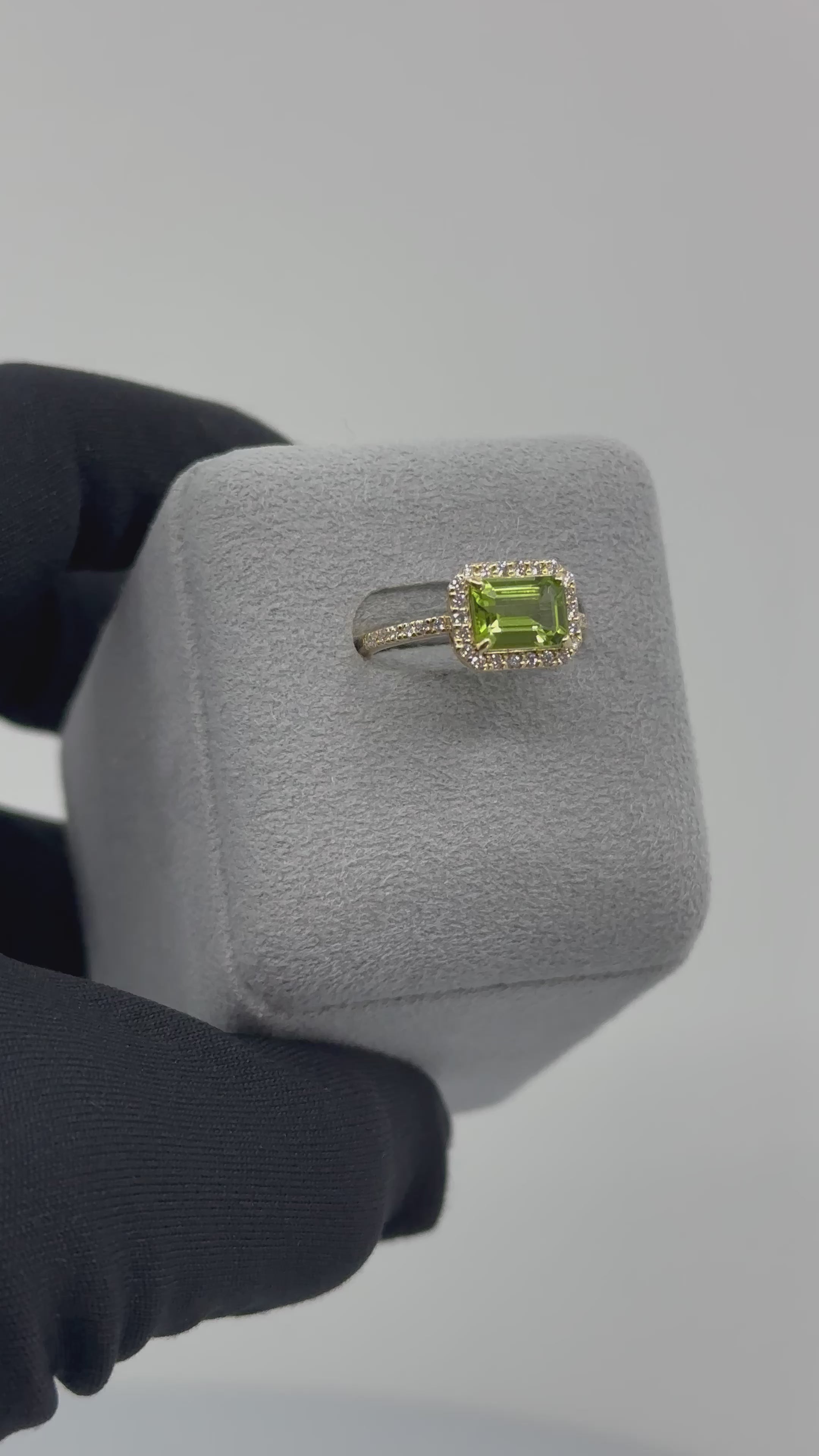 ［ベイビーマドンナ］リング ペリドット/ロンドンブルートパーズ