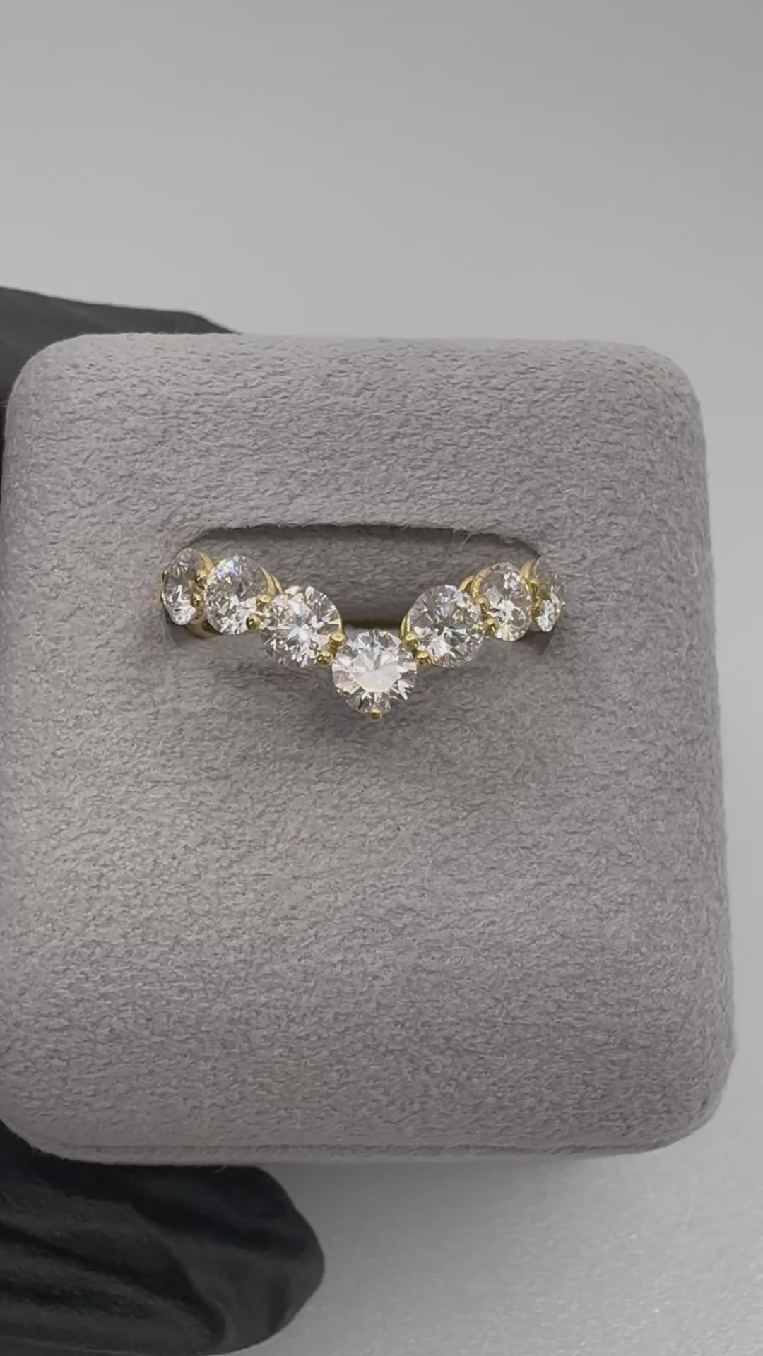 ［パピヨン］リング ダイヤ 1pc0.2ct×7pc