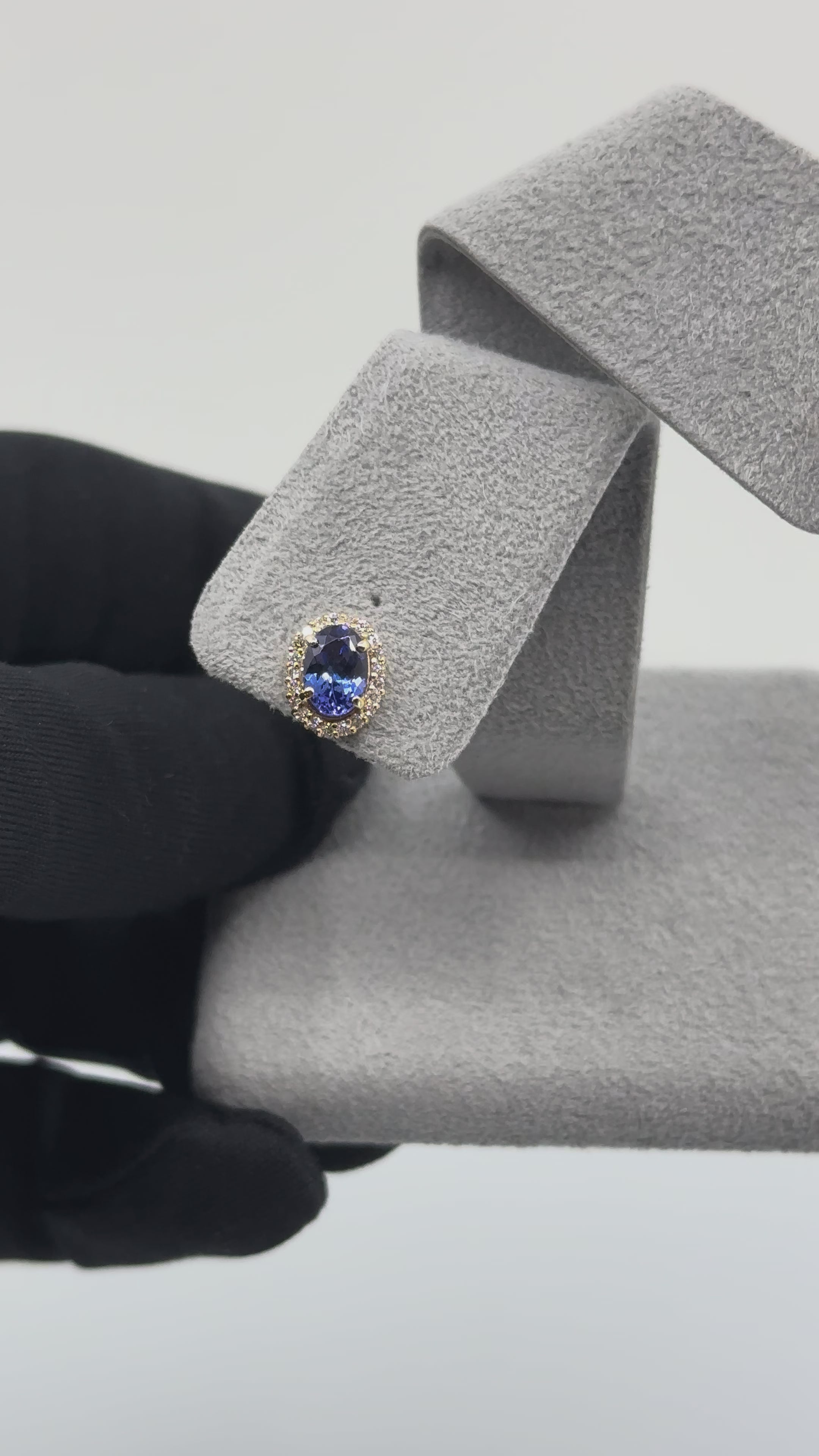 [新作/個数限定/ミスト］ピアス タンザナイト