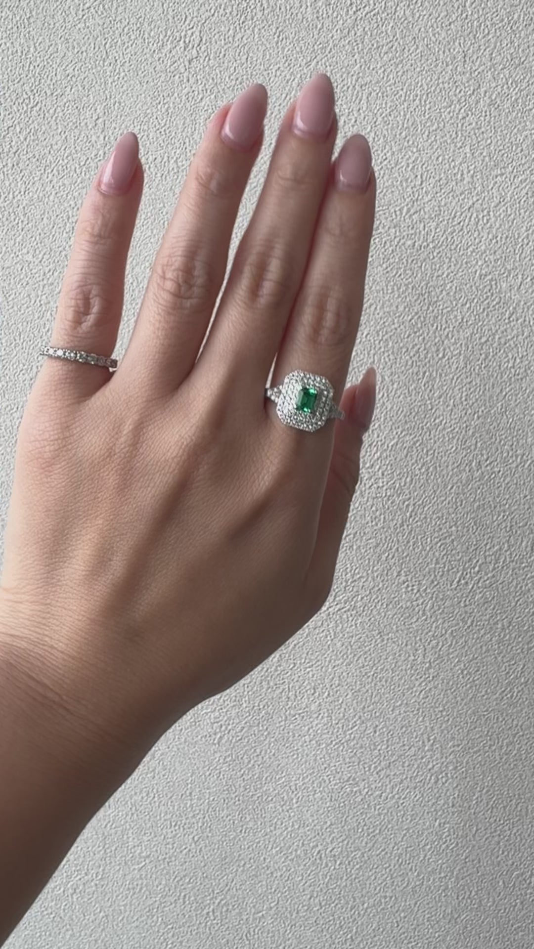 4［一点物/アドラーブル］リング 最高級 ノンオイル エメラルド 0.5ct SQ PT〜GIA 世界に一つだけ♡