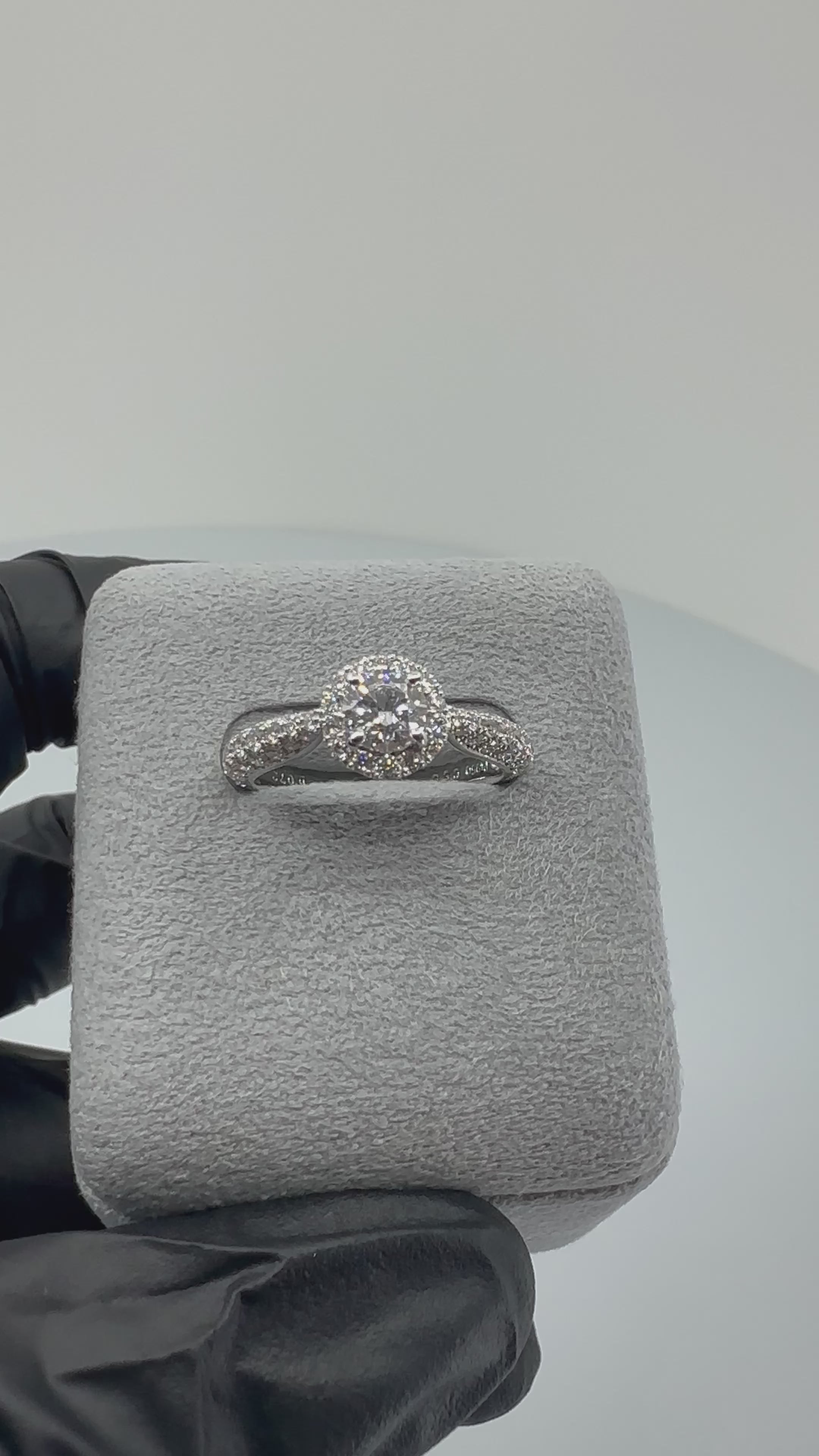 3［一点物/パリの小路］リング ダイヤ0.5ct前後 RO K18YG/PT