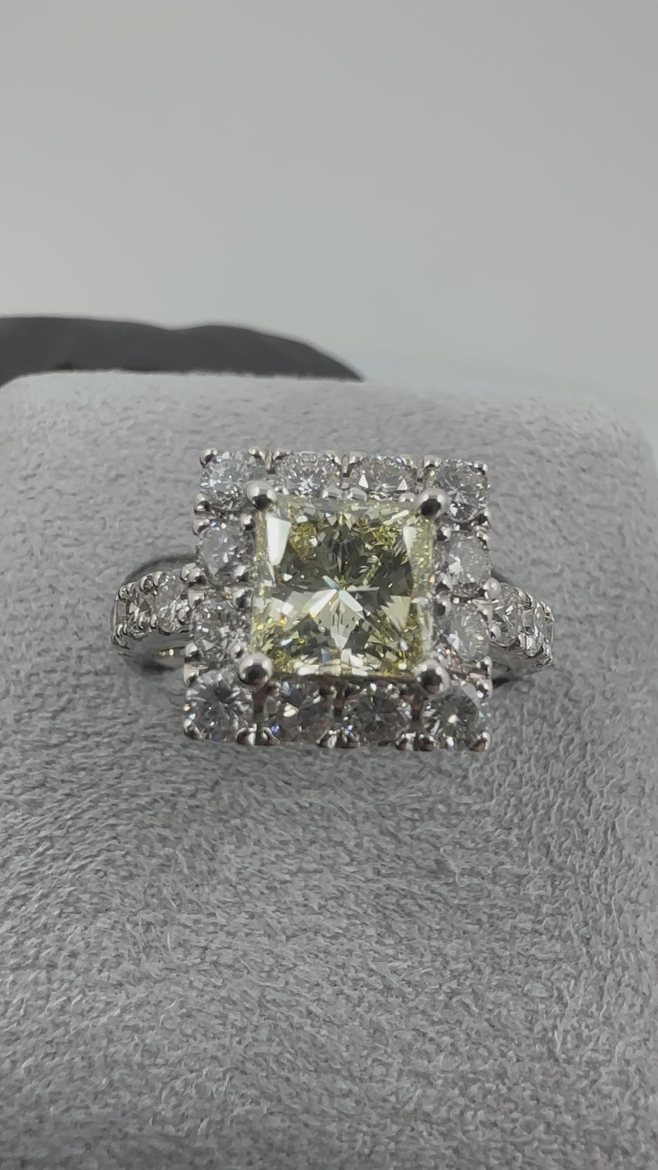 19［一点物］リング ダイヤ 1.5ct SQ PT