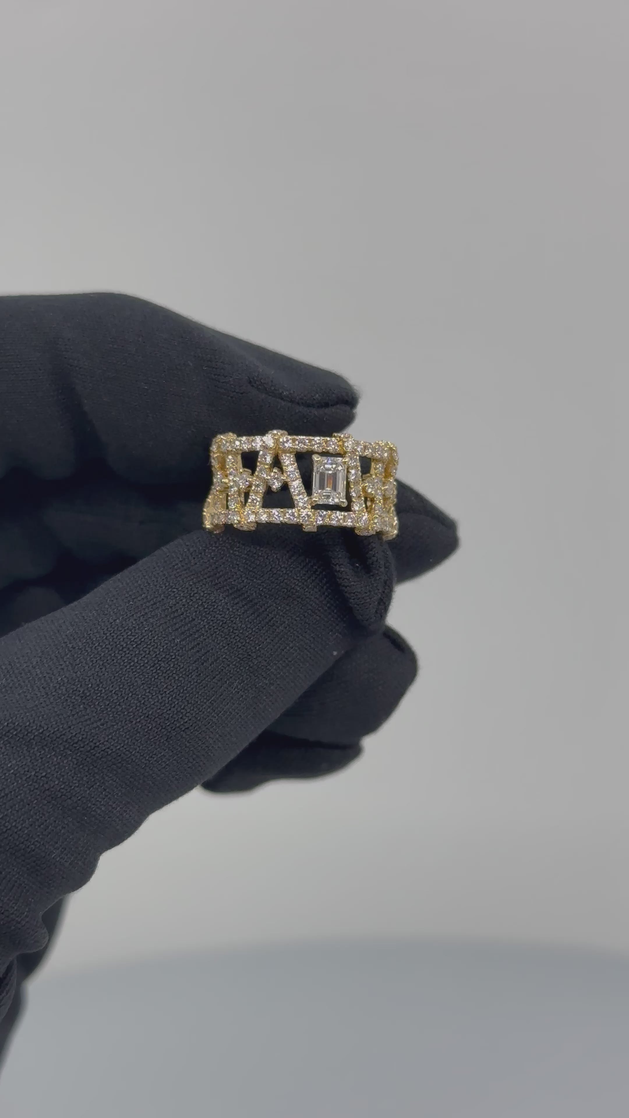 [新作/トゥインクル中石あり] リング ダイヤ