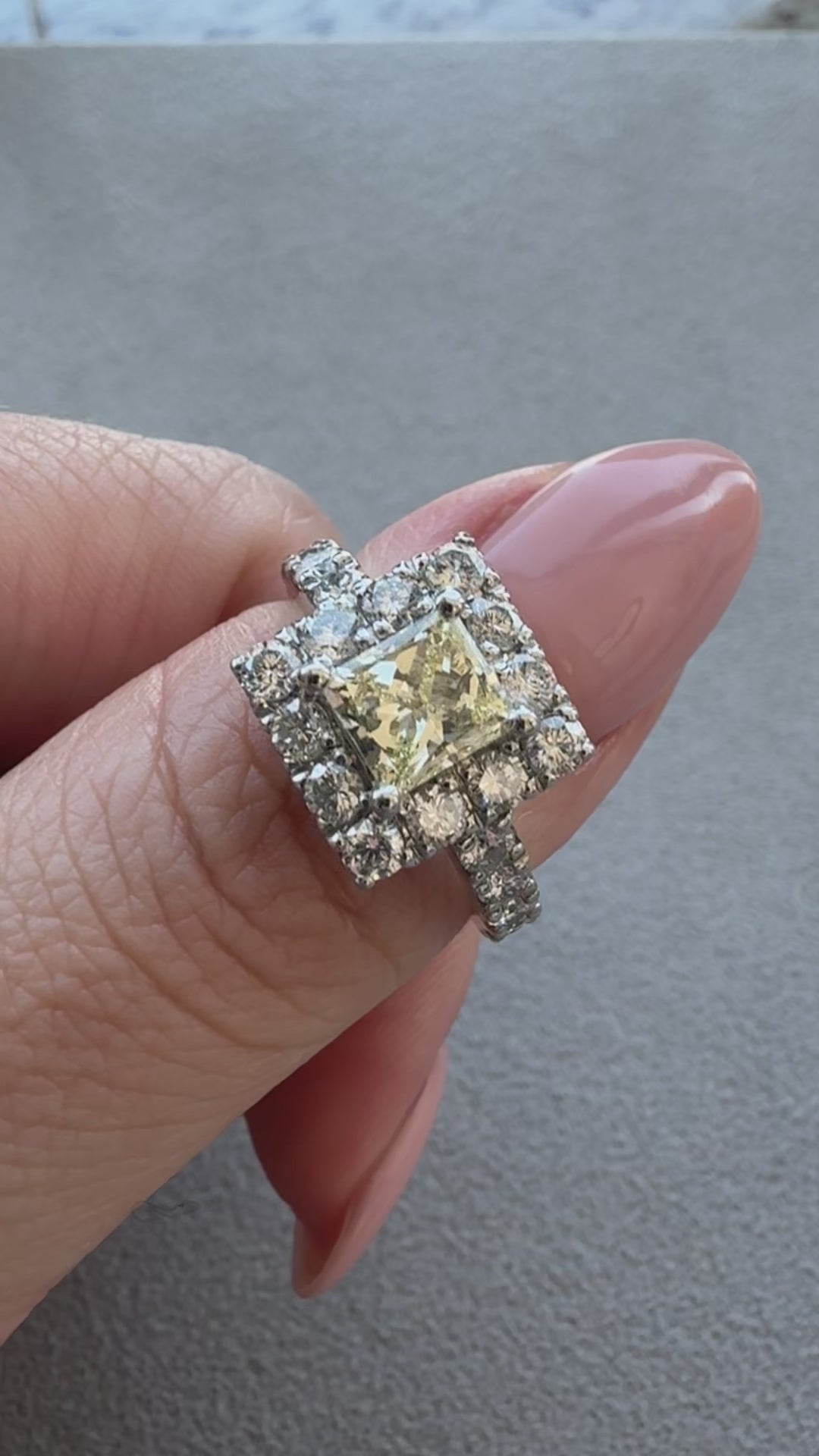 17［一点物］リング ダイヤ 1ct SQ PT