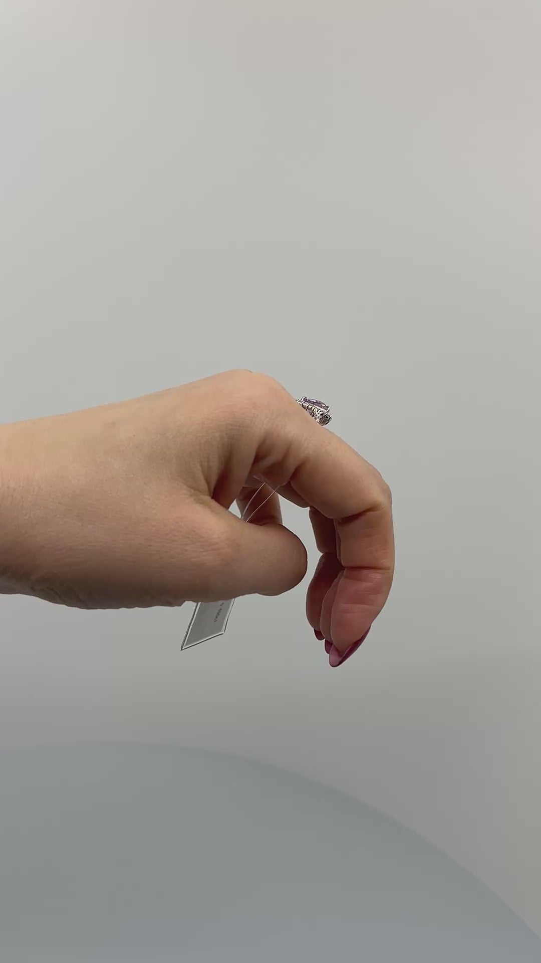 ［一点物/ライラック］リング クンツァイト 2ct HS PT