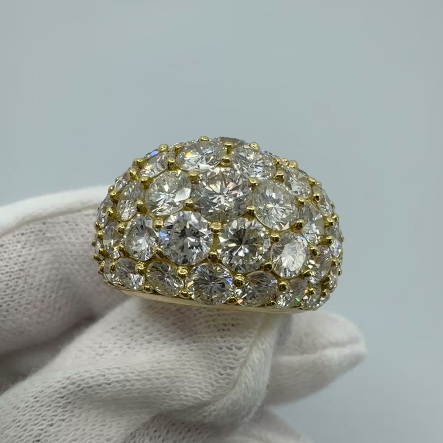 ［パヴェグランデ］リング ダイヤ