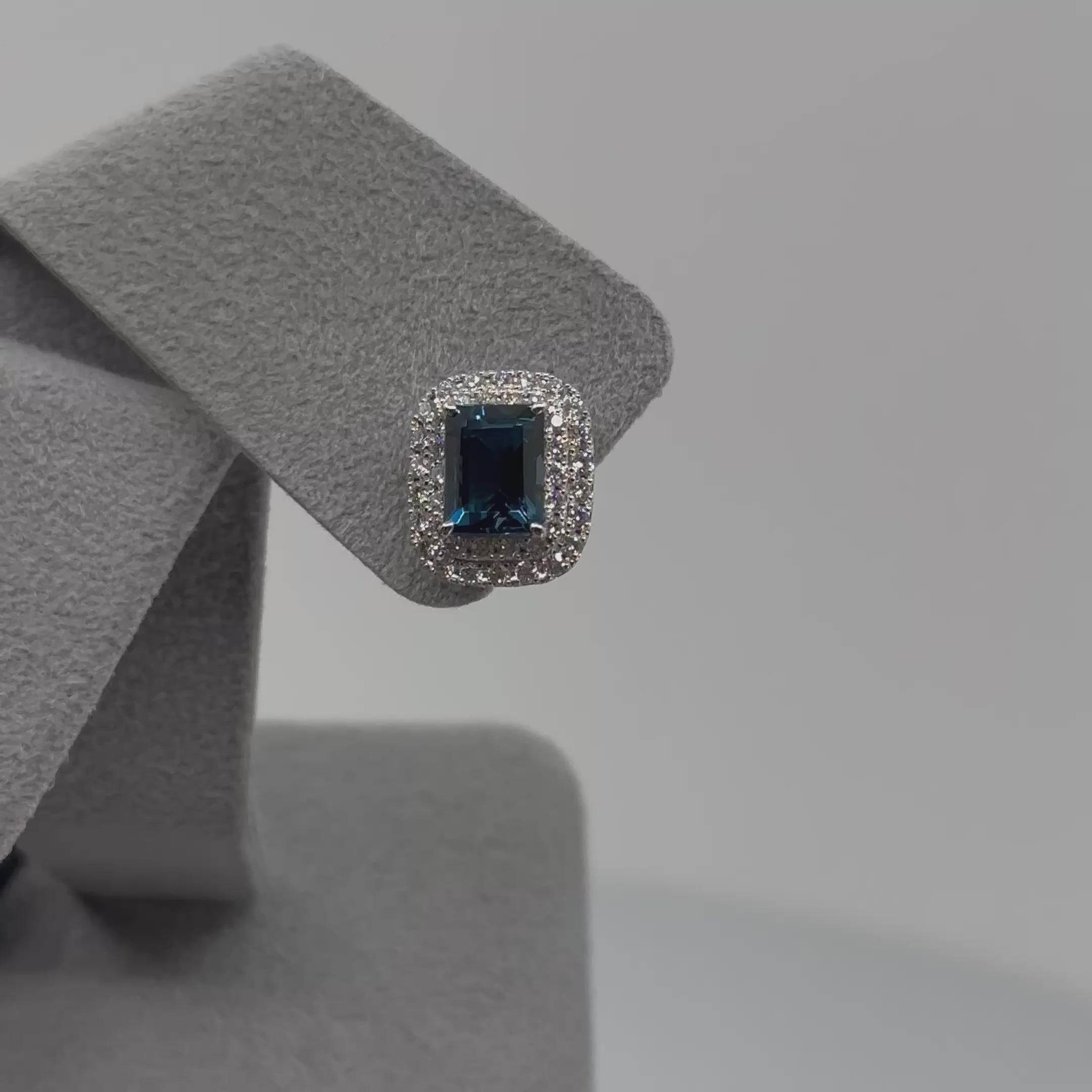 ［ヴォワール］ピアス クンツァイト/アクアマリン/ロンドンブルートパーズ