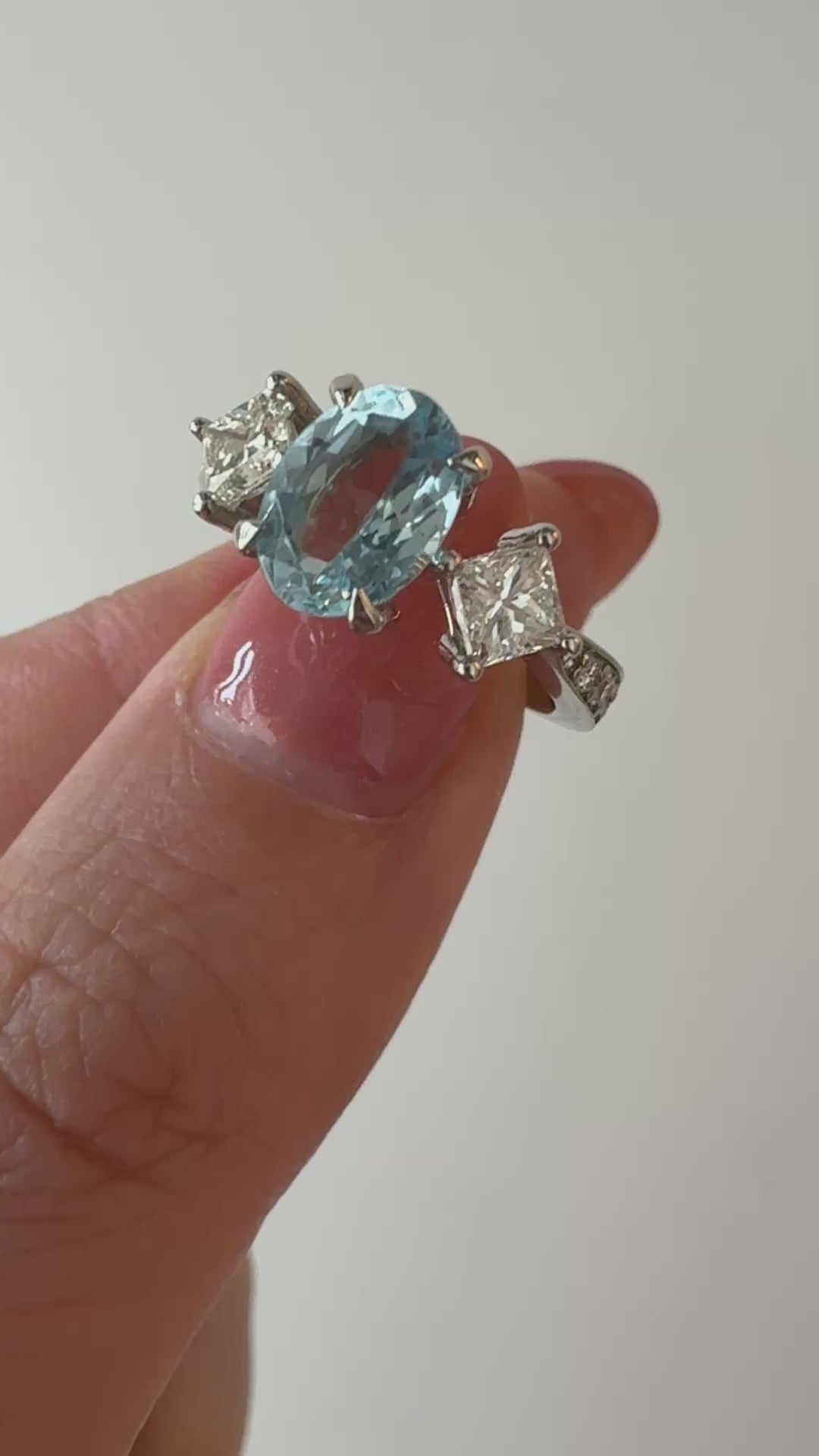 ［新作限定品/フロレリゾン］ アクアマリンリング