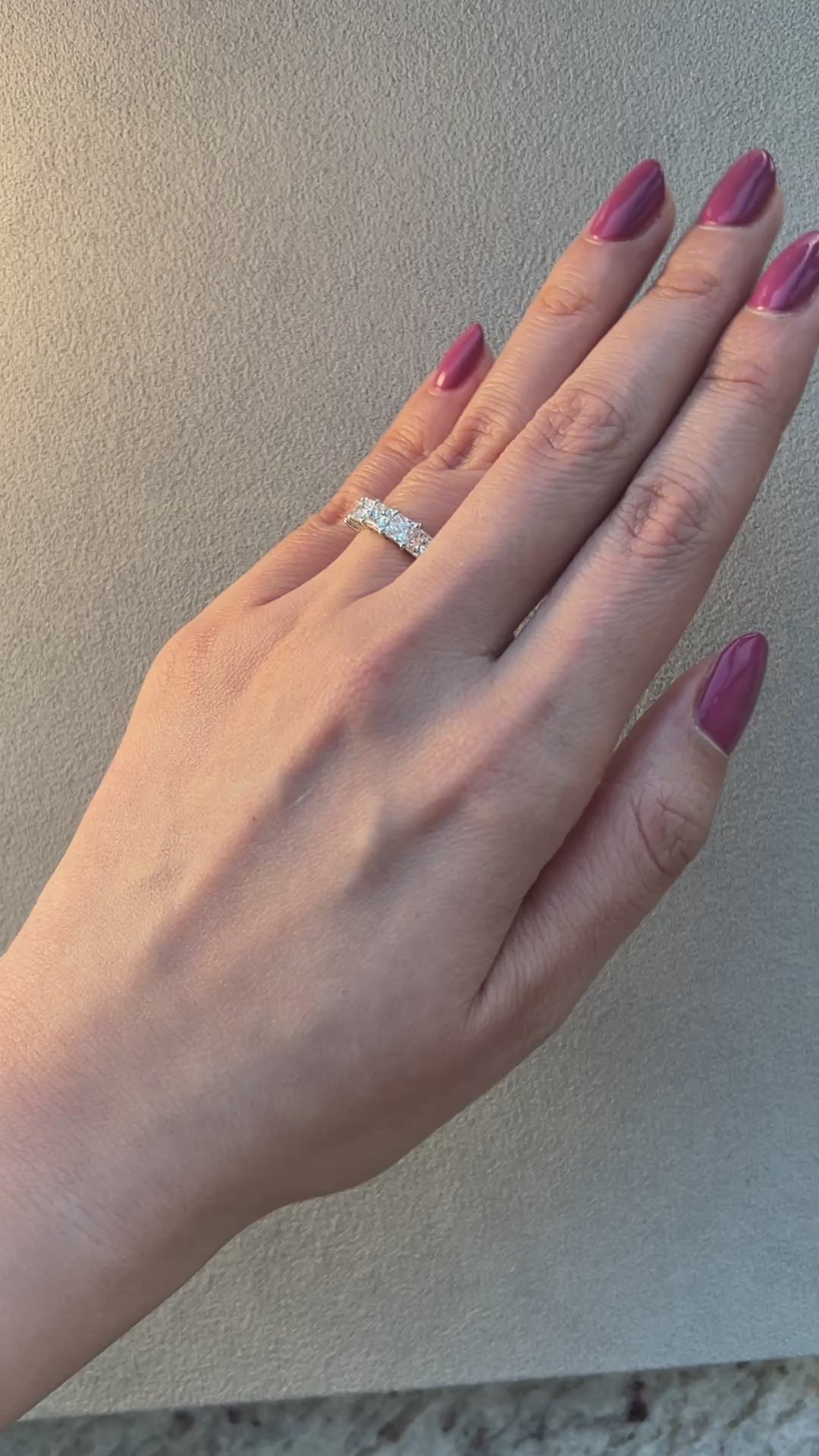 ［ダイアナ/ハーフエタニティ］リング ダイヤ 1pc0.3ct×5pc PR