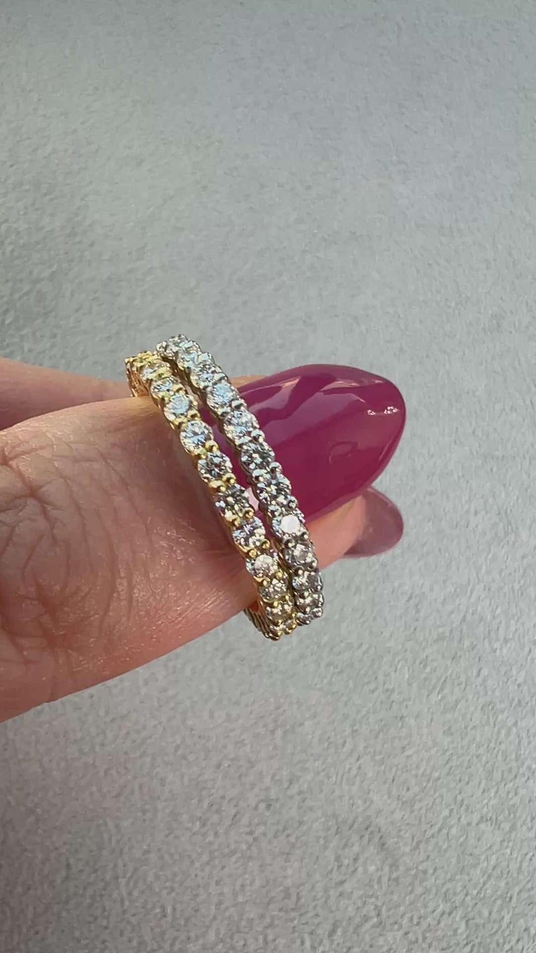 ［新作/マタン/フルエタニティ］リング ダイヤ