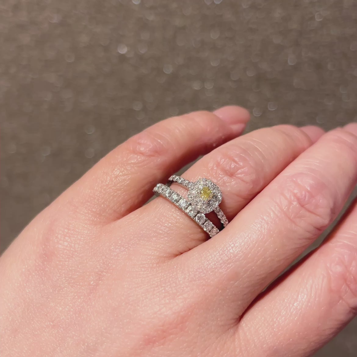 [ジョーヌ] リング ダイヤ SQ