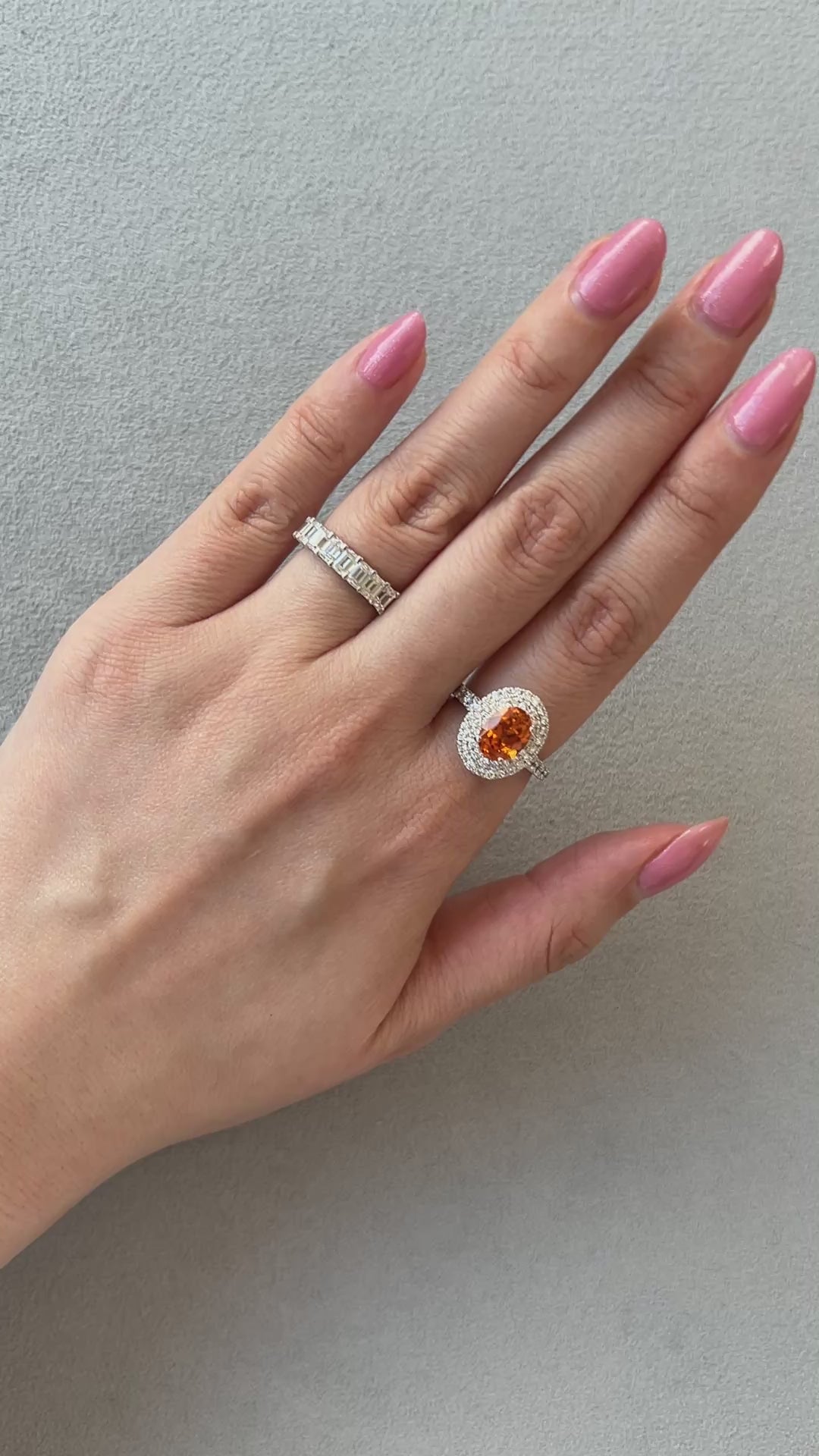 ［エクラ］リング ダイヤ 1pc0.2ct前後×8pc 1.4ct前後 EM