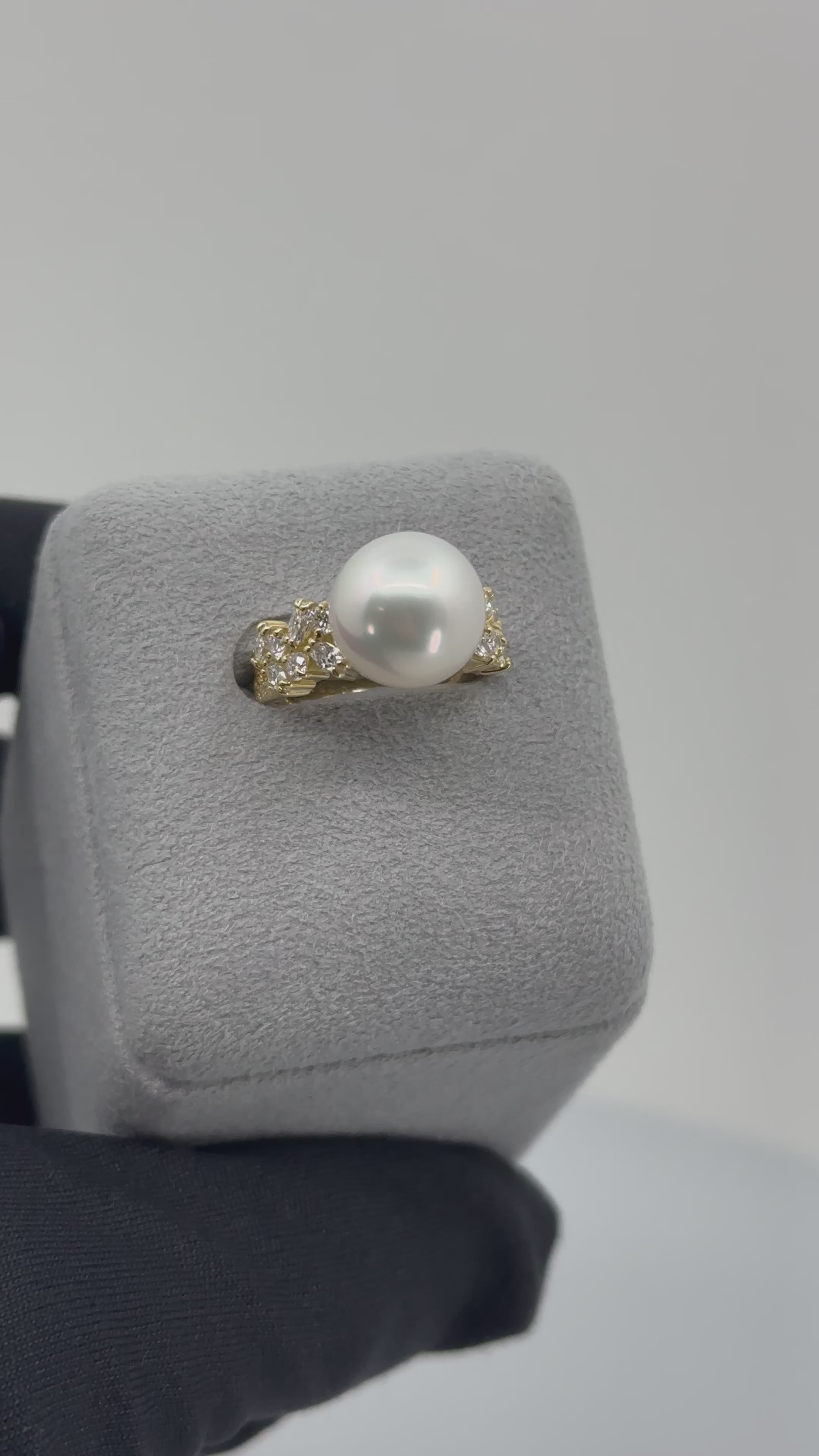 ［ケテル］リング 南洋真珠11mm K18YG 〜ホリデイコレクション