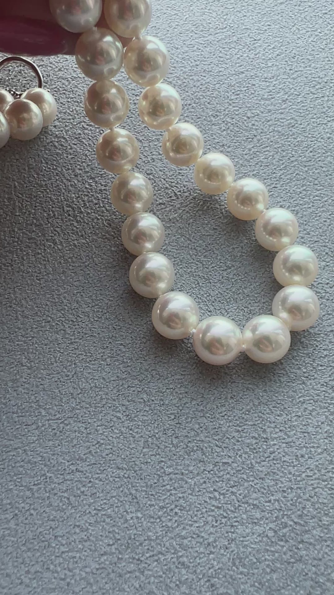 ［クラシックパールネックレス］あこや真珠8−8.5mm