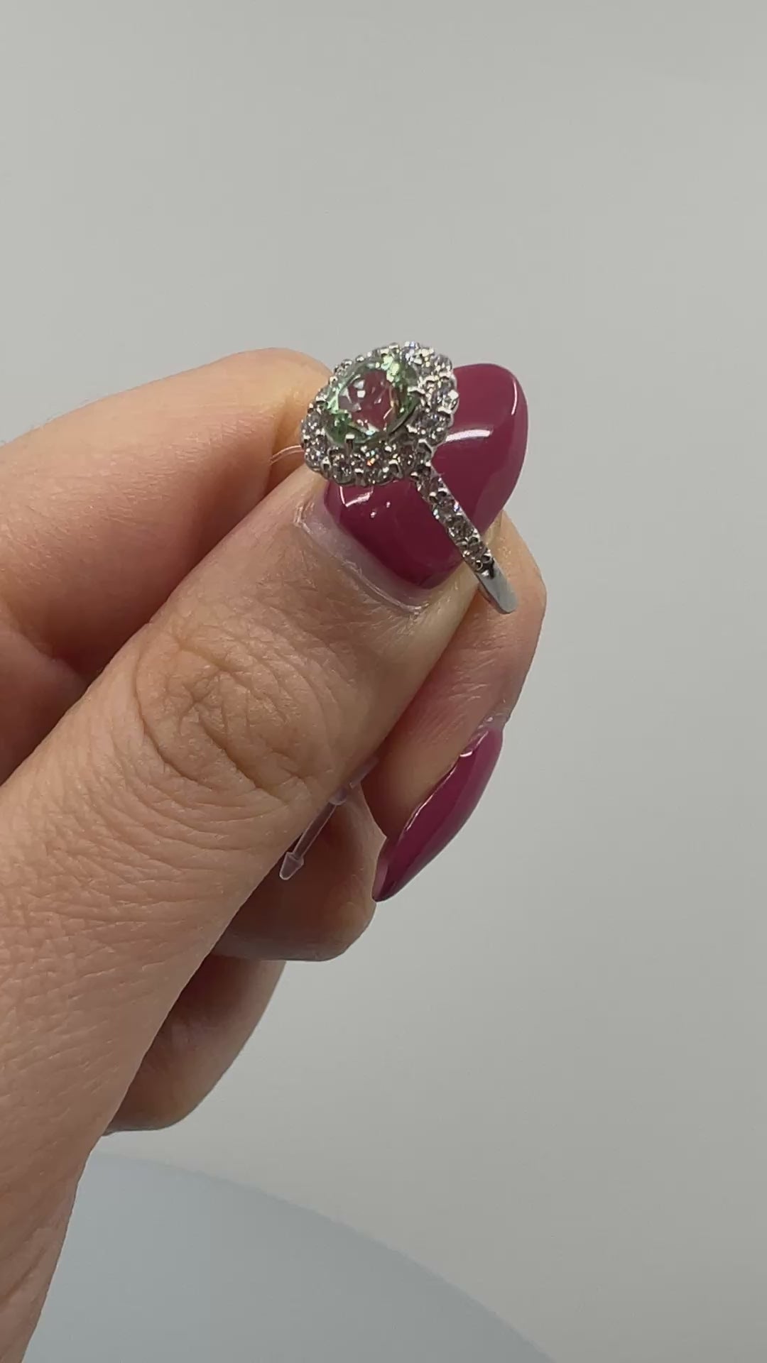 80［一点物/メローネ］リング コーネルピン 0.8ct OV PT