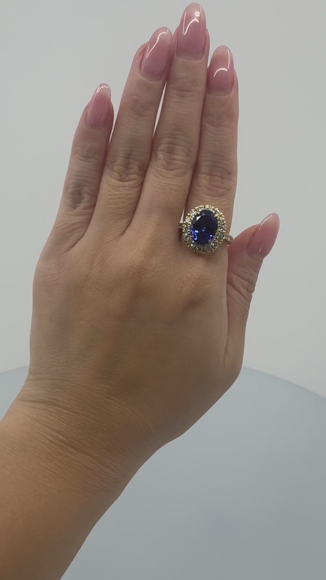 ［一点物］リング  タンザナイト  5ct   YG/PG