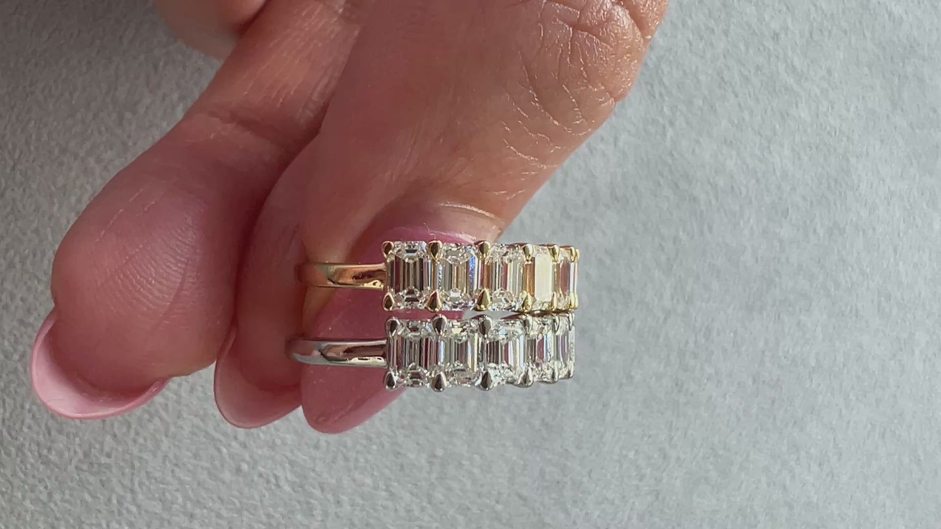 ［エクラ］リング ダイヤ 1pc0.2ct前後×8pc 1.4ct前後 EM