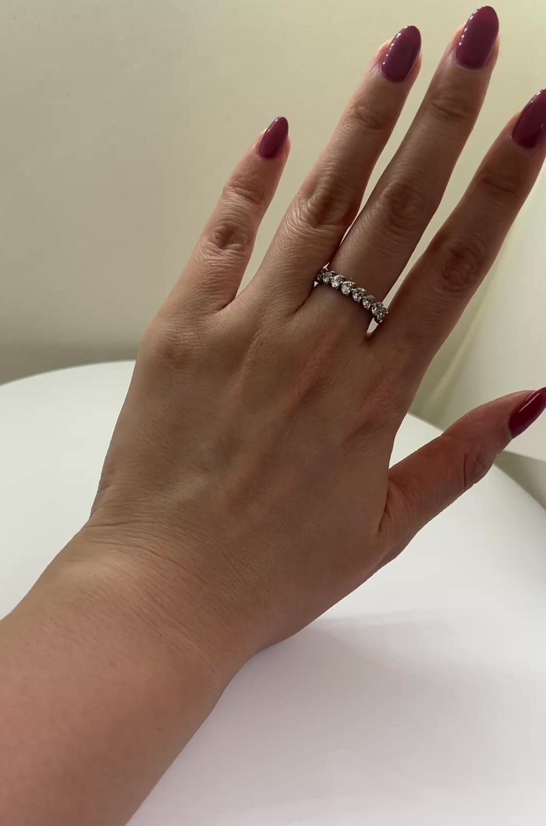 ［アメリハーフエタニティ］リング ダイヤ