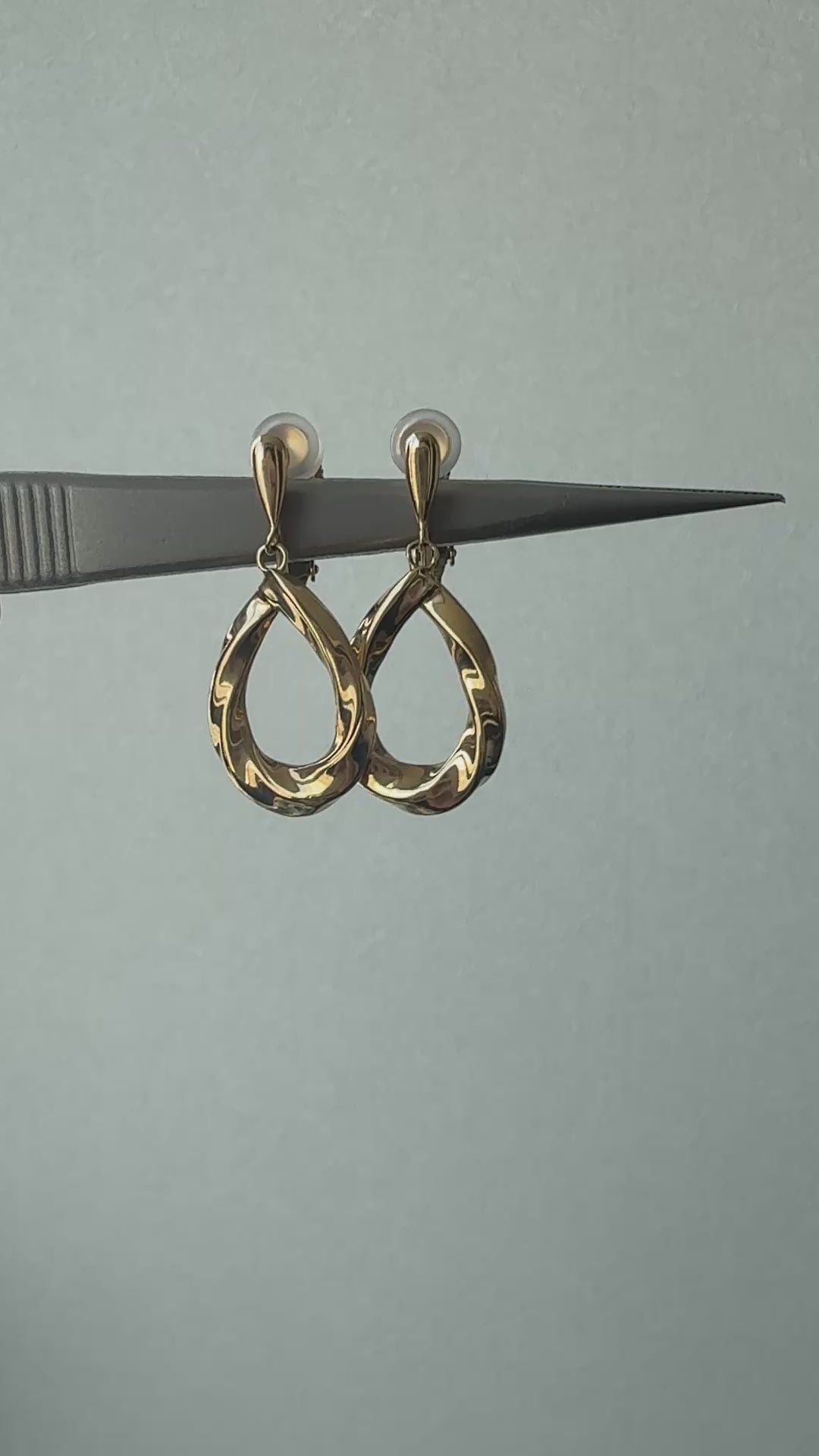 ルナ　イヤリング　K18YG