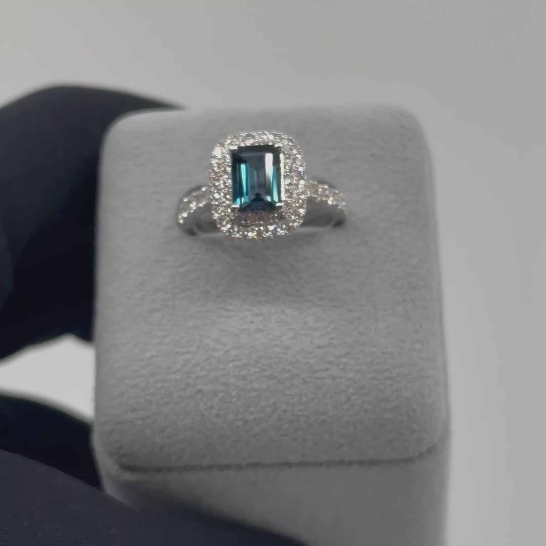 [ヴォワール] リング　ロンドンブルートパーズ/アクアマリン/クンツァイト